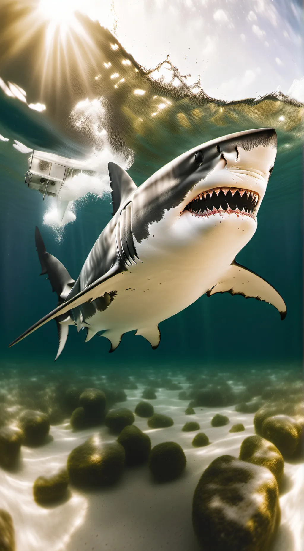 ai character: Megalodon background
