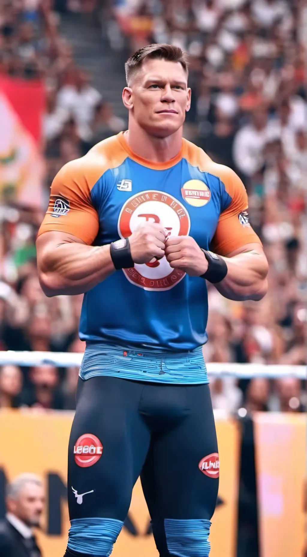 ai character: John Cena background