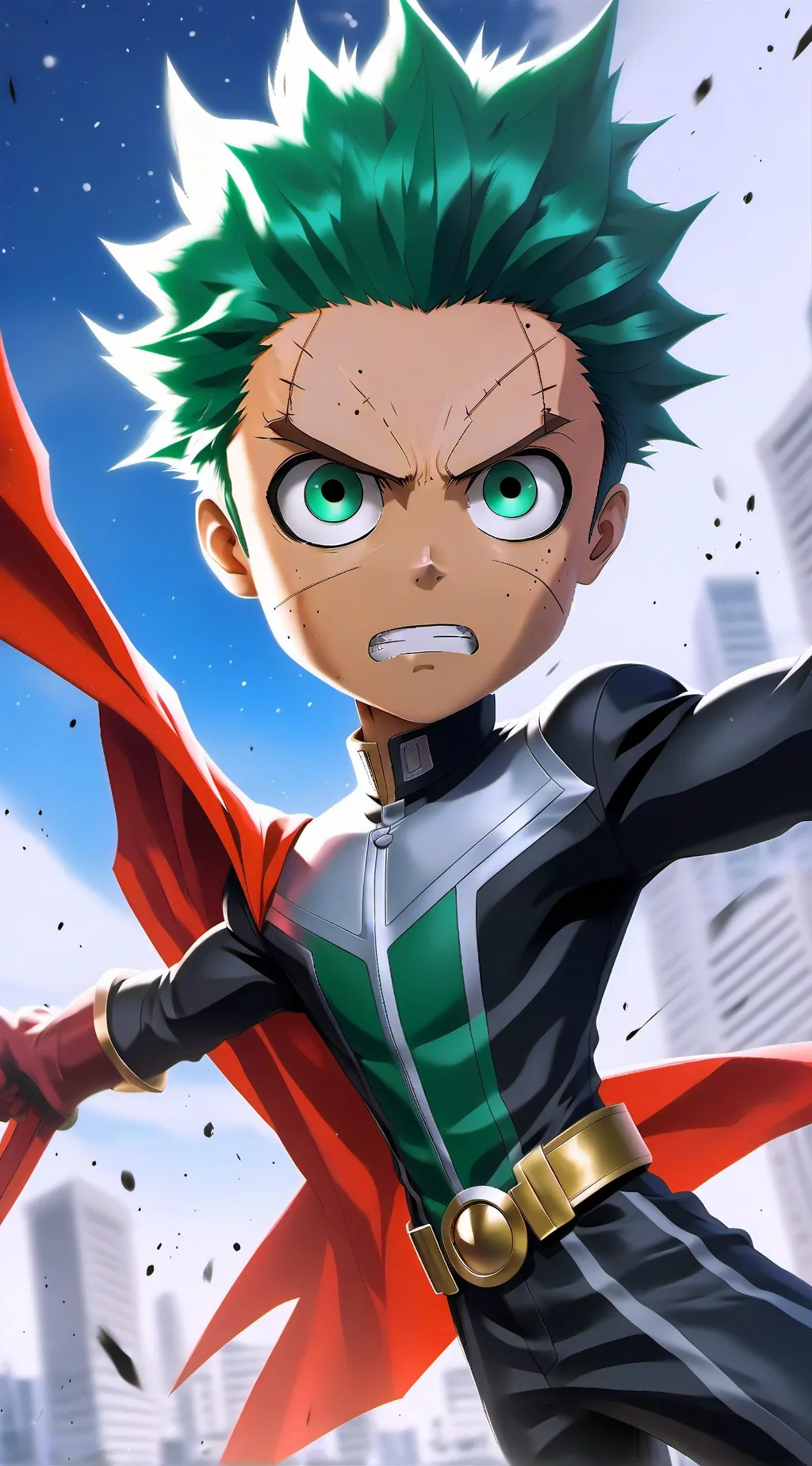 ai character: Deku background