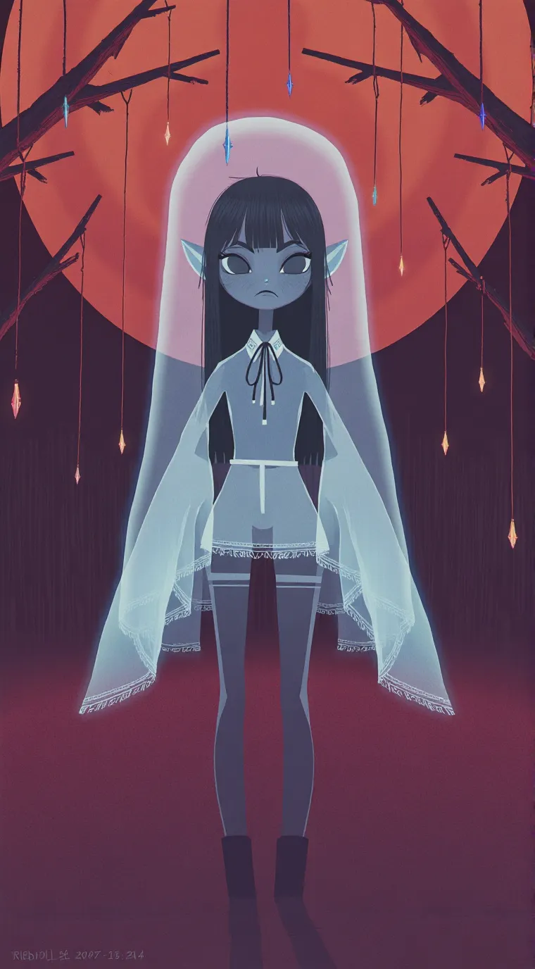 ai character: Luna background