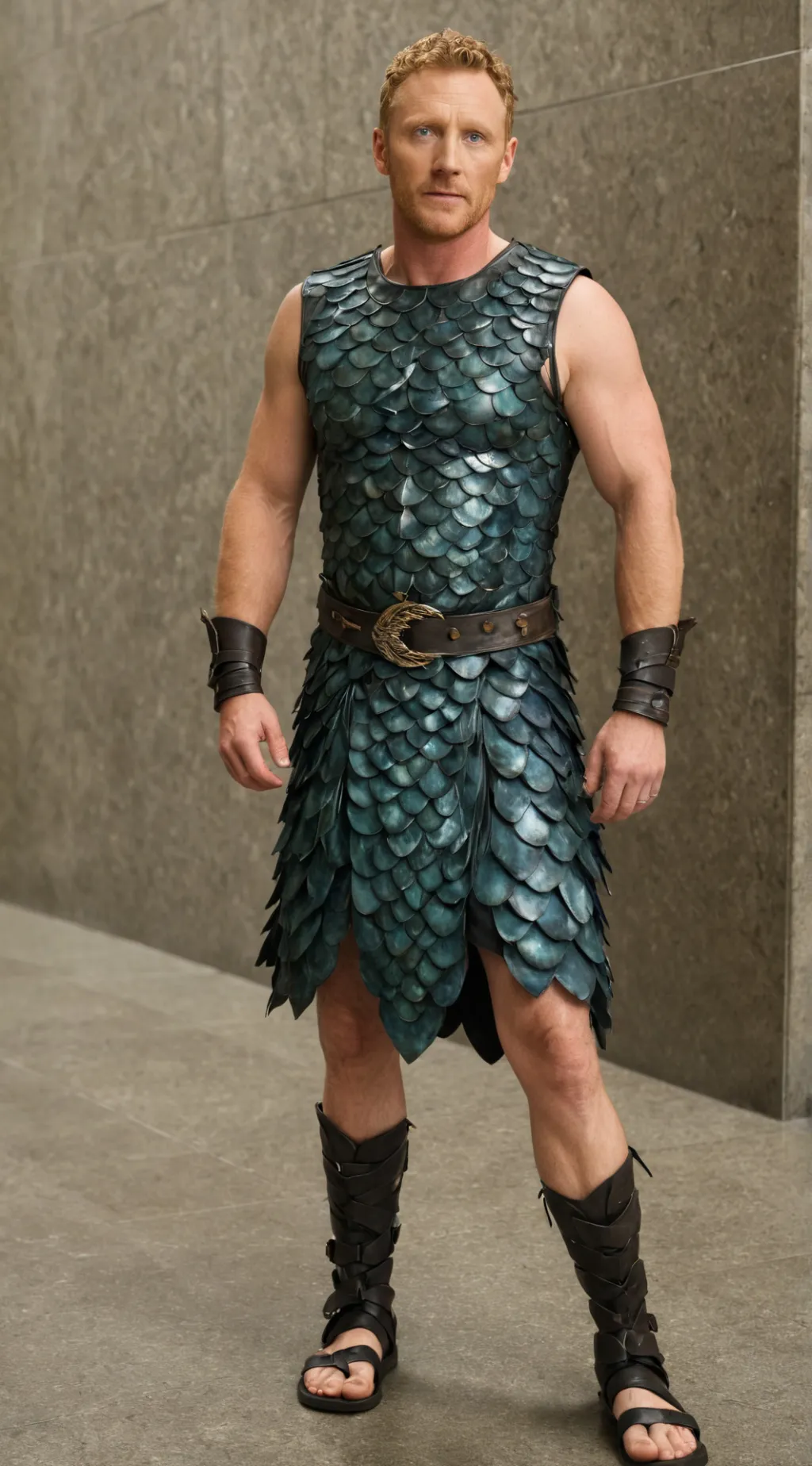 ai character: Poseidon  background