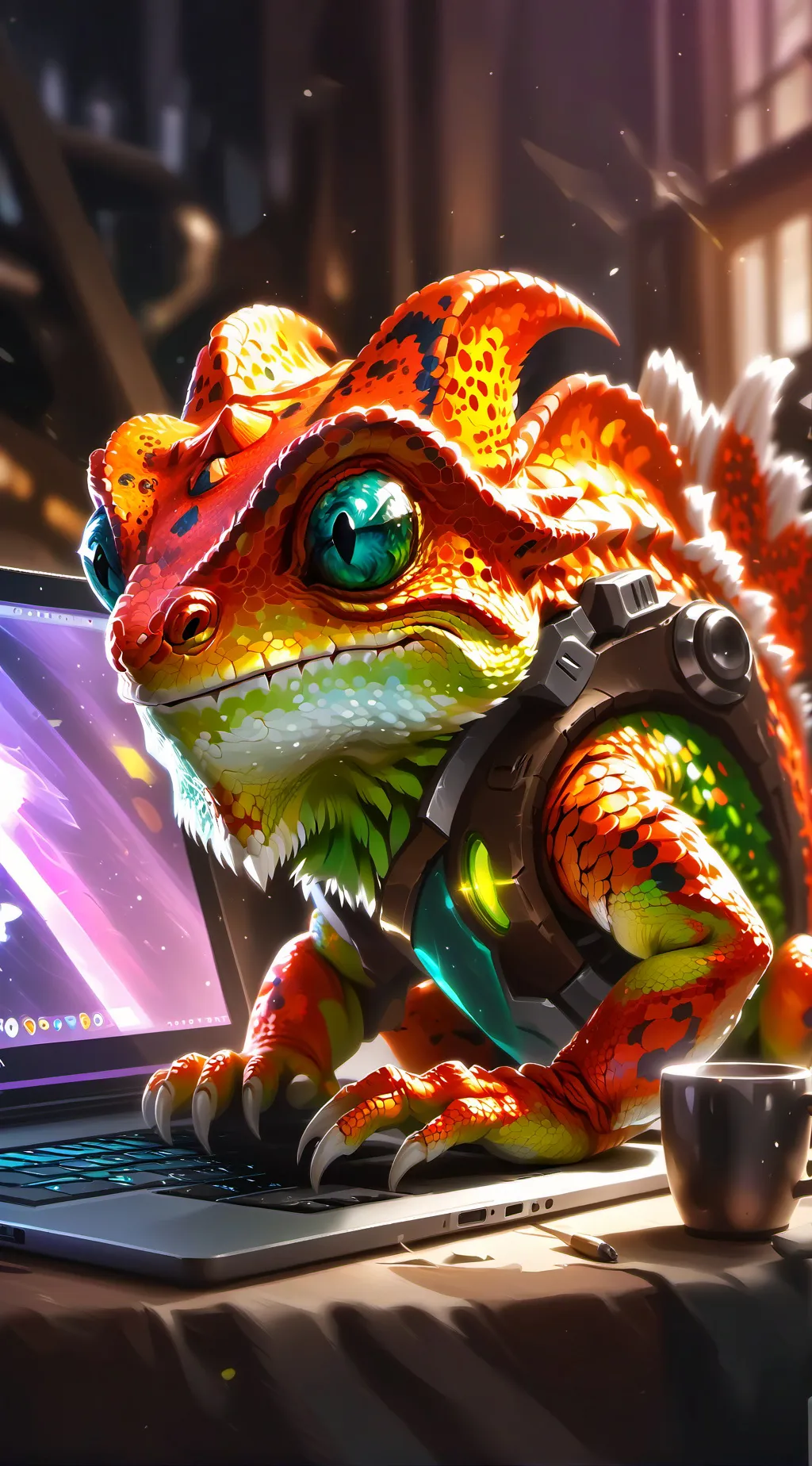 ai character: Twitch background