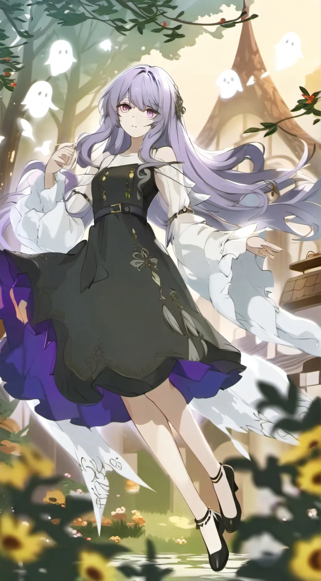 ai character: haze background