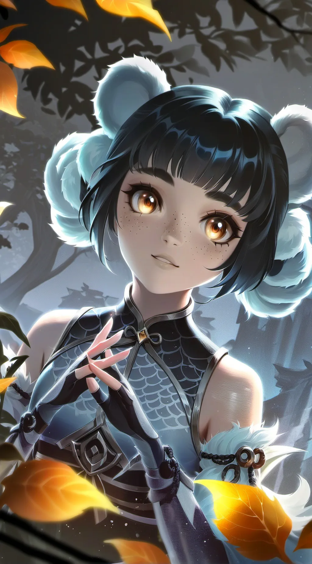 ai character: Mottle Spriteling background