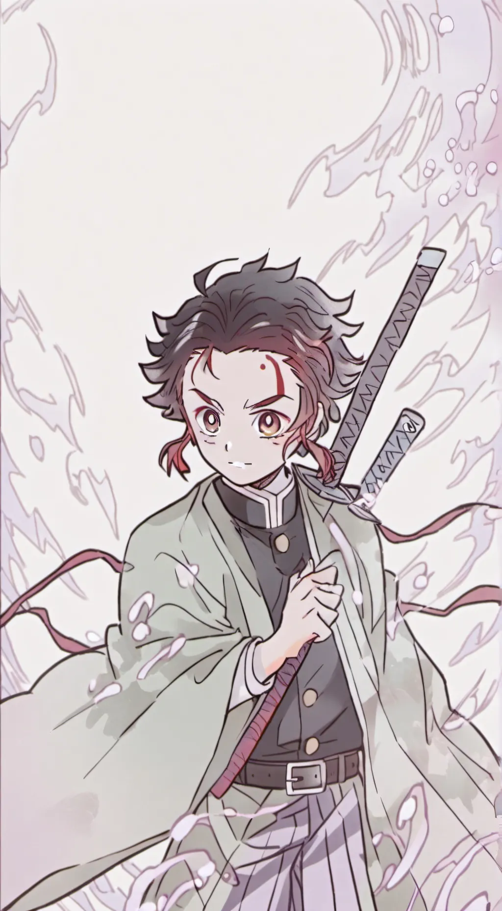 ai character: Tanjiro background