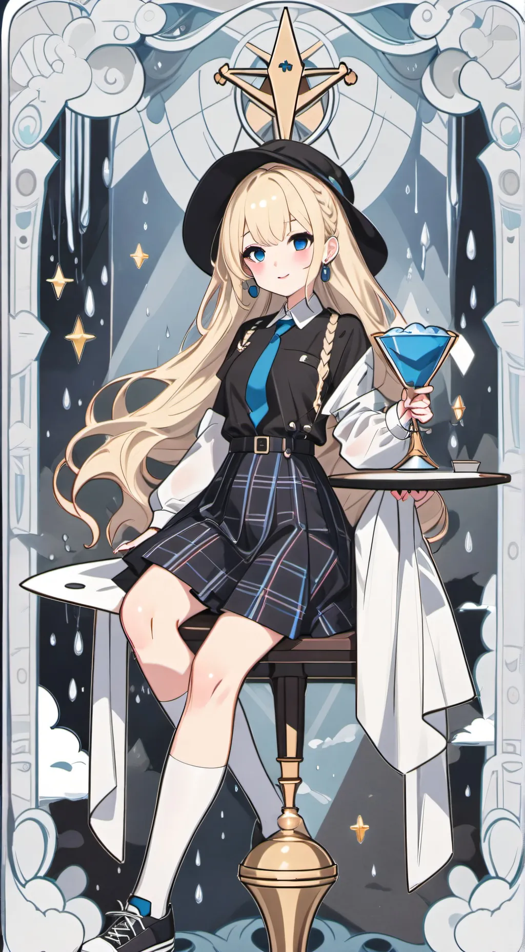 ai character: Hogwarts background