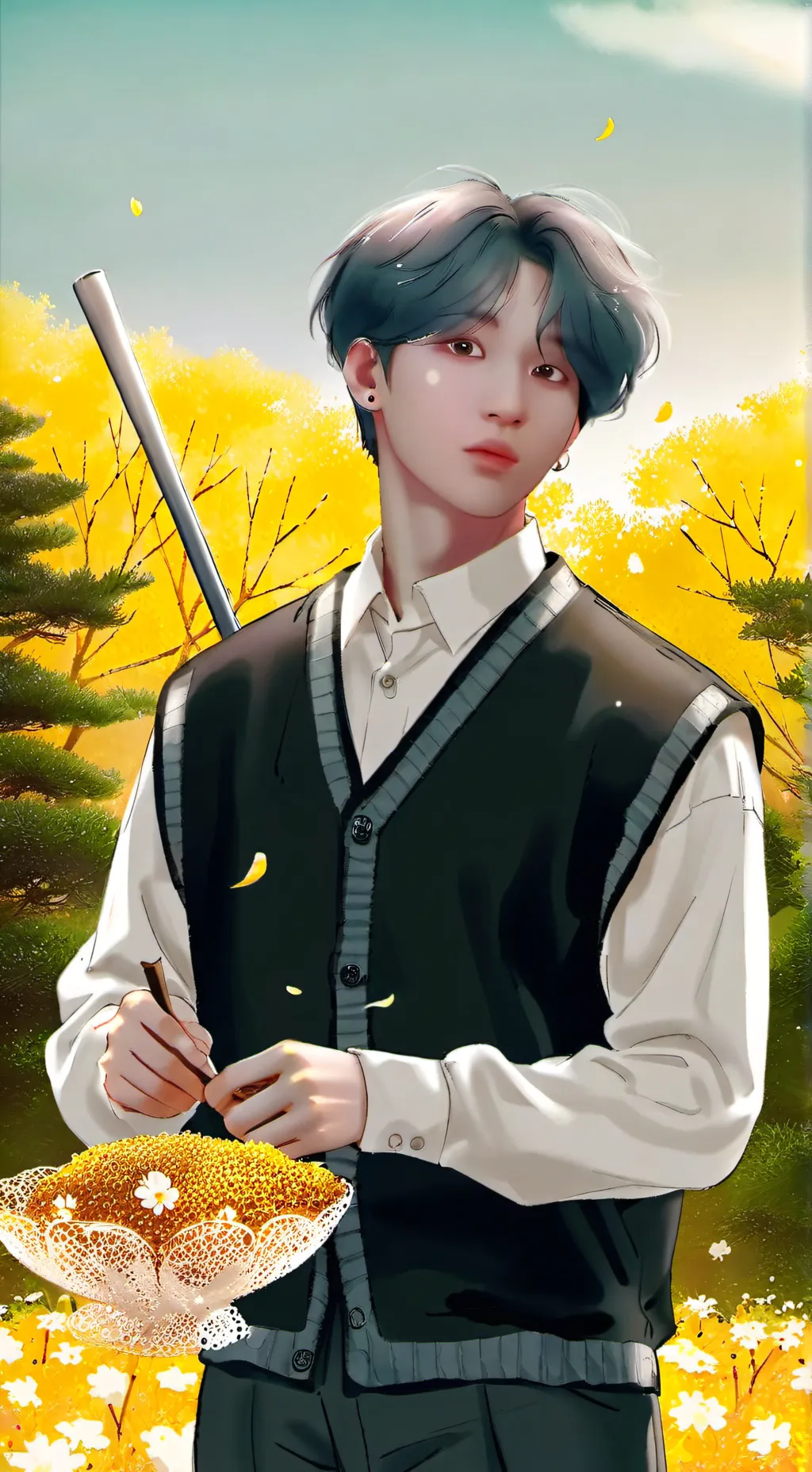 ai character: Han tu novio background