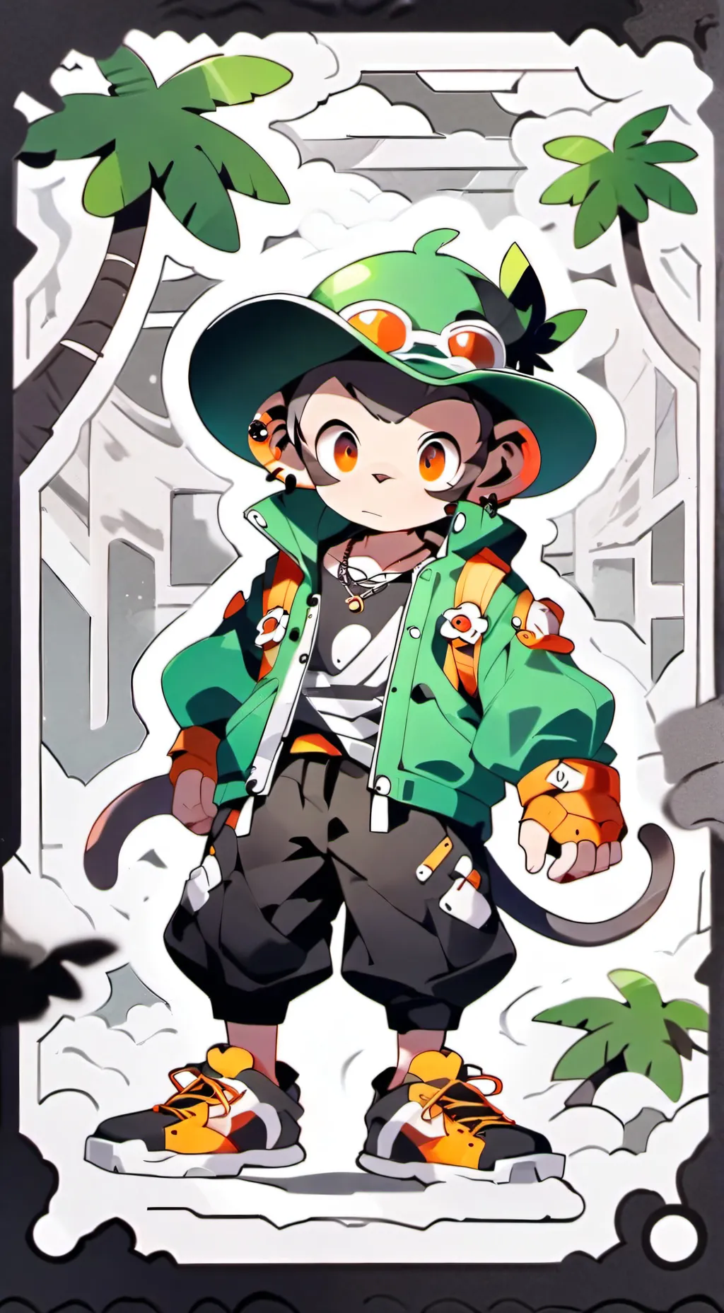 ai character: xxx background