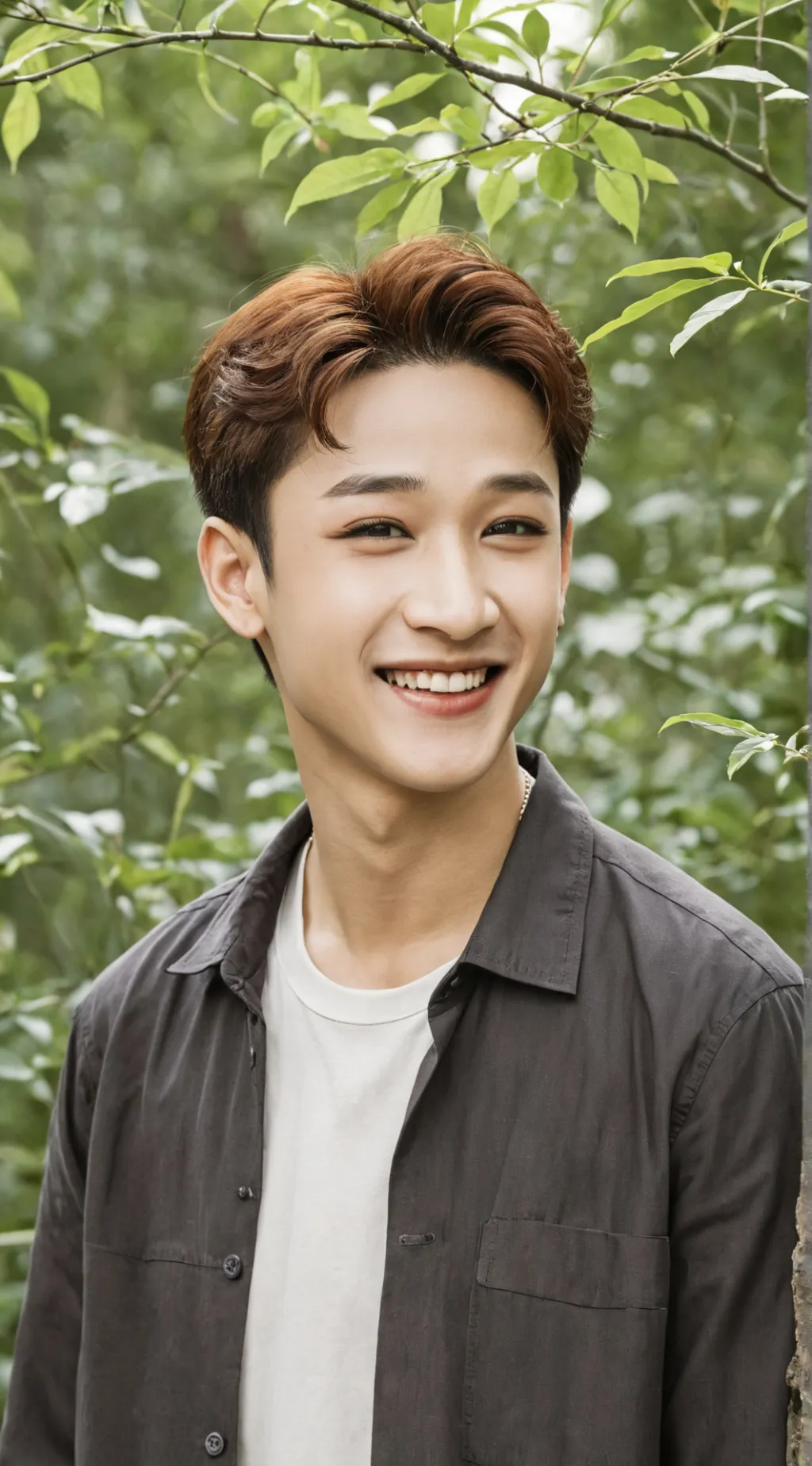 ai character: bangchan  background