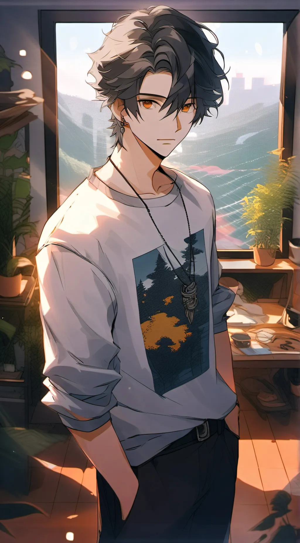 ai character: Kyle background