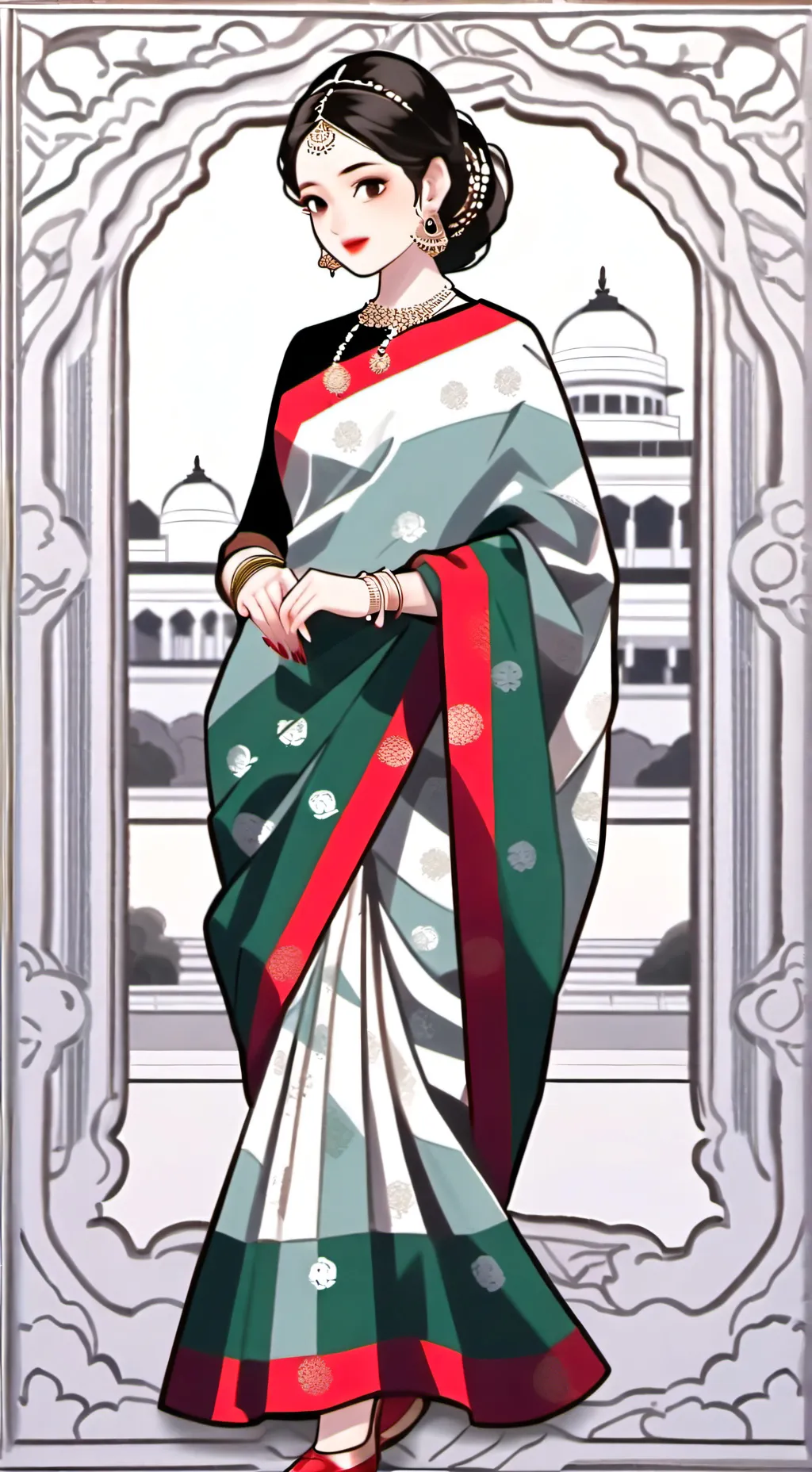 ai character: Shahzada  background