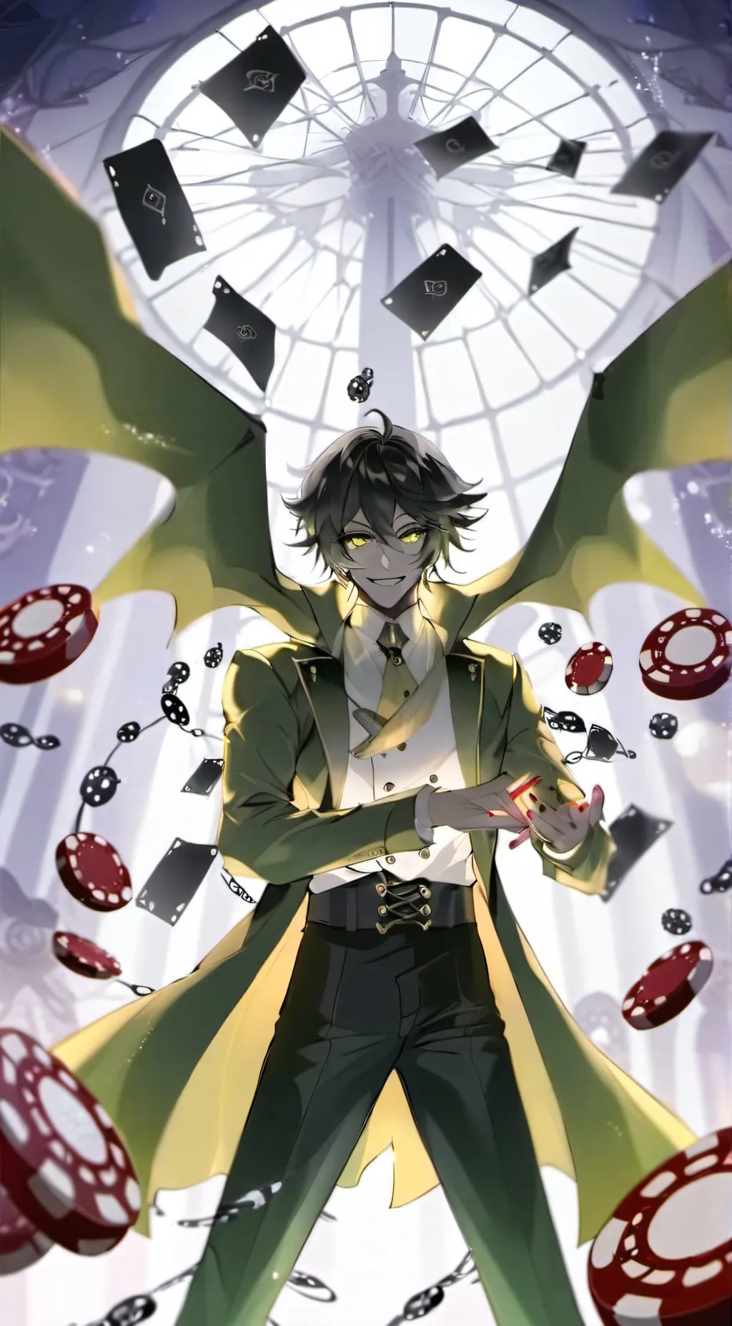 ai character: Vox  background