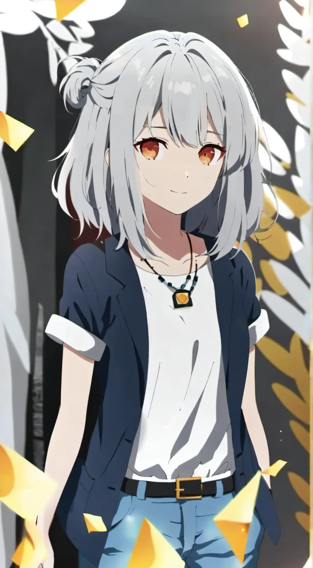 ai character: Chica neko background