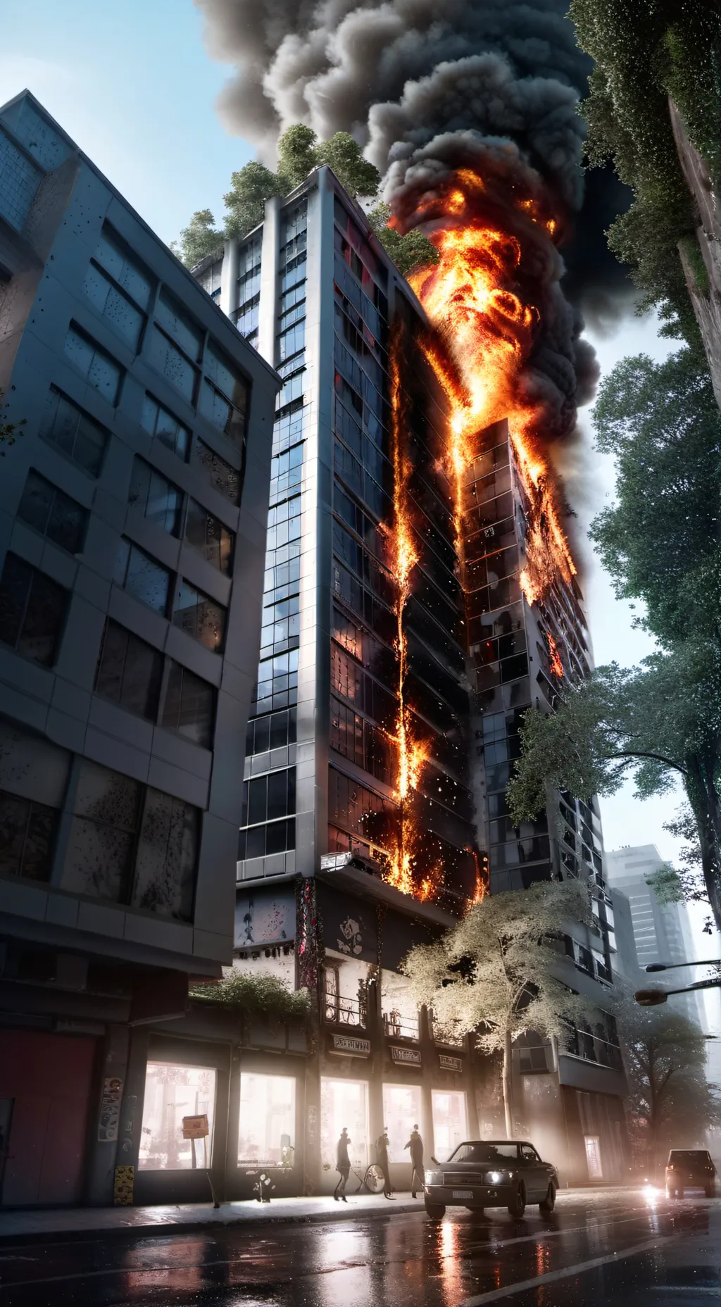 ai character: mha fire 2 background