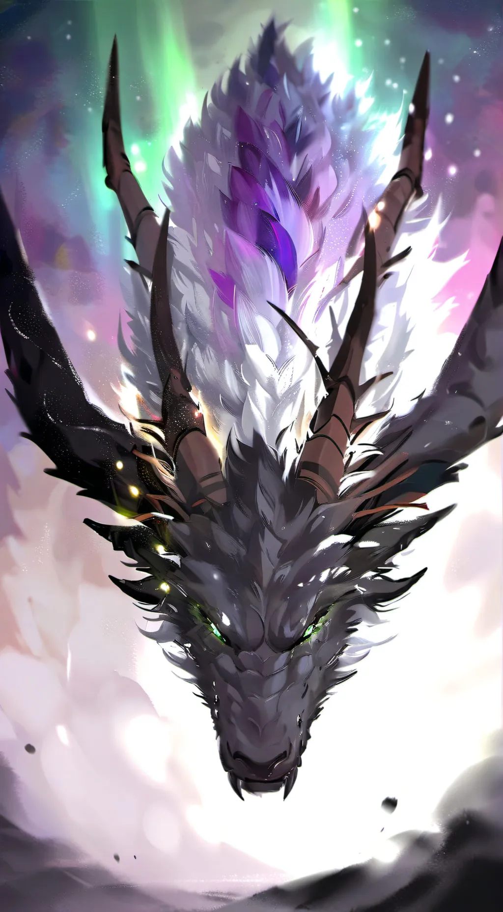 ai character: dragon background