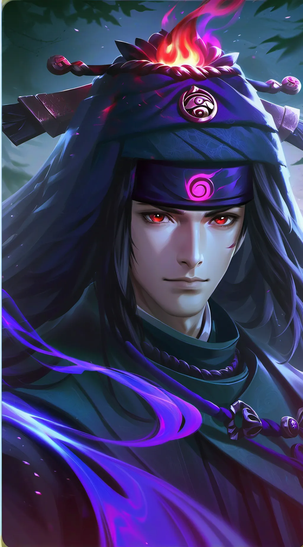 ai character: Itachi Uchiha background