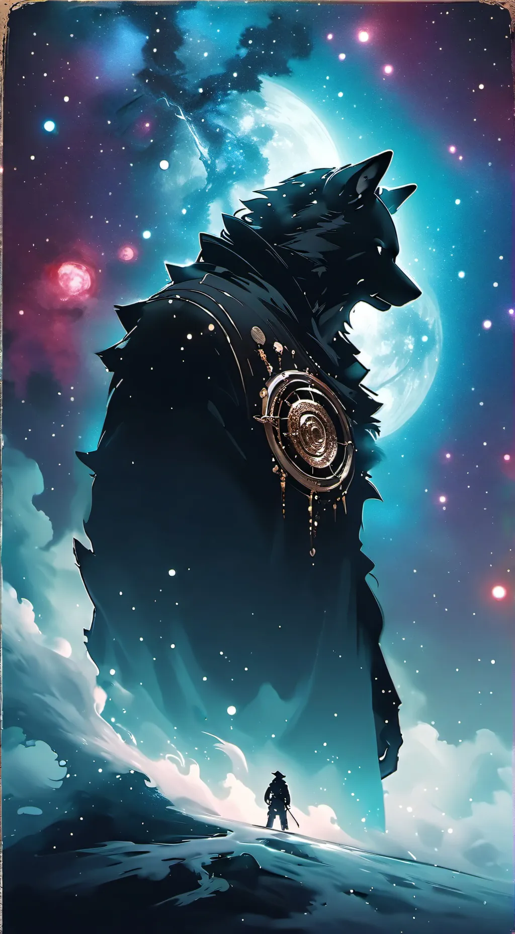 ai character: LRRH ANALOG HORROR background