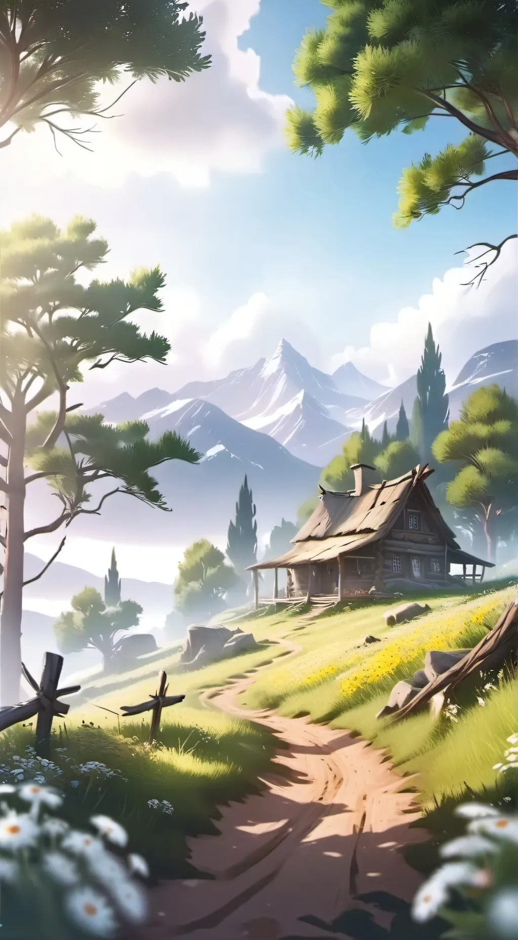 ai character: Ch + Pick me background