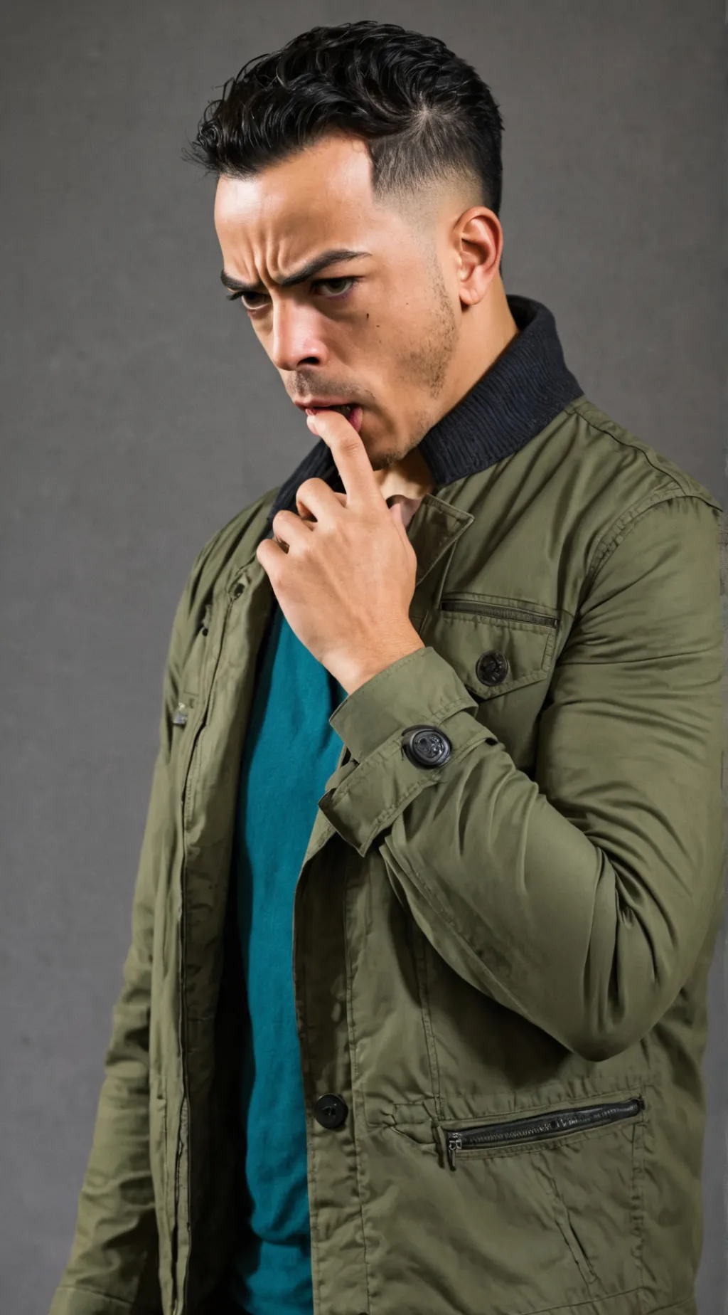 ai character: Adam  background