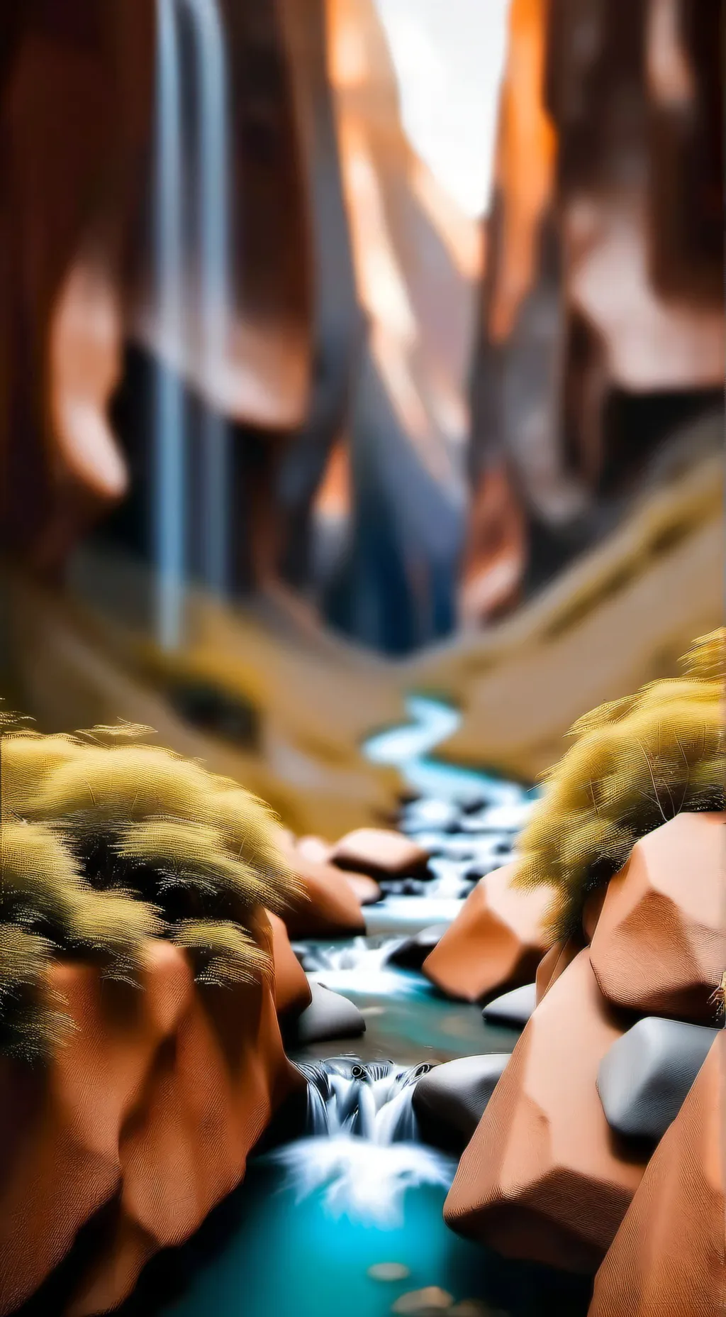 ai character: Md liminal spaces! background