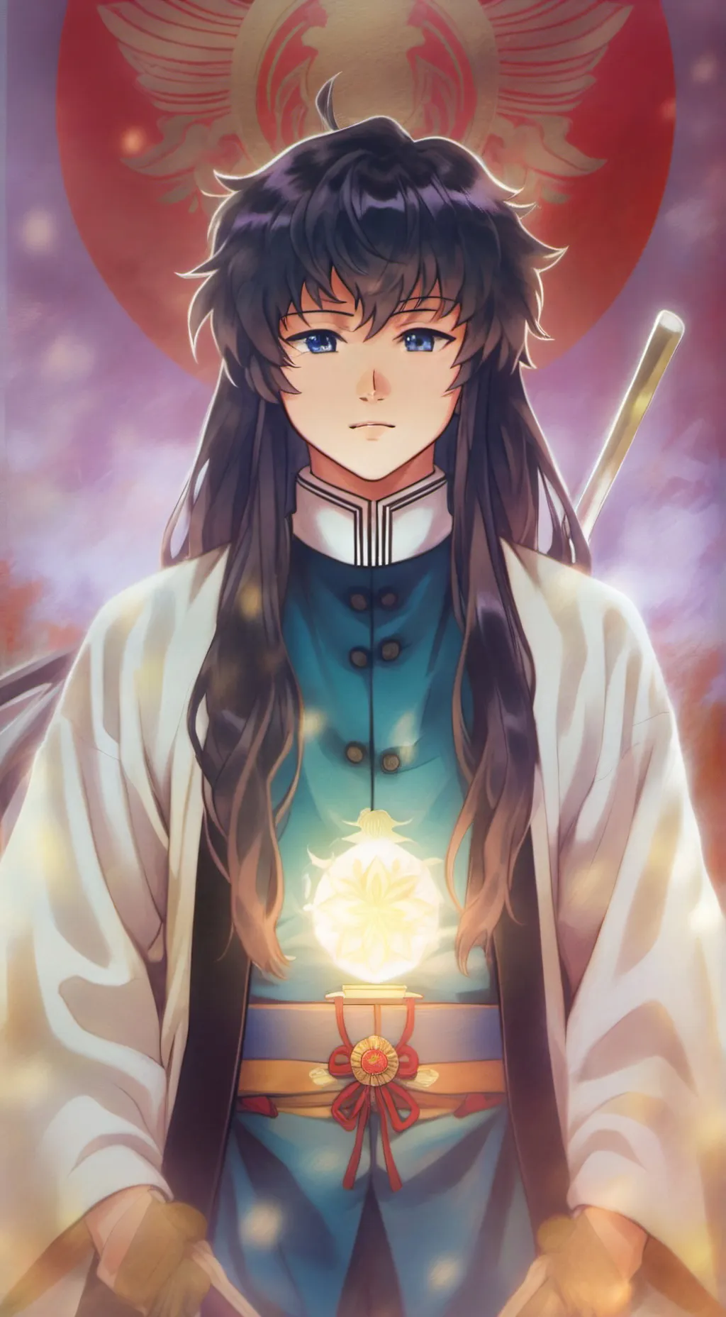 ai character: kimetsu noyaiba  background