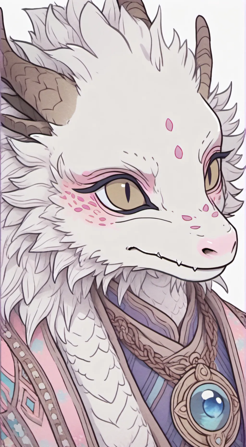 ai character: demom sley background