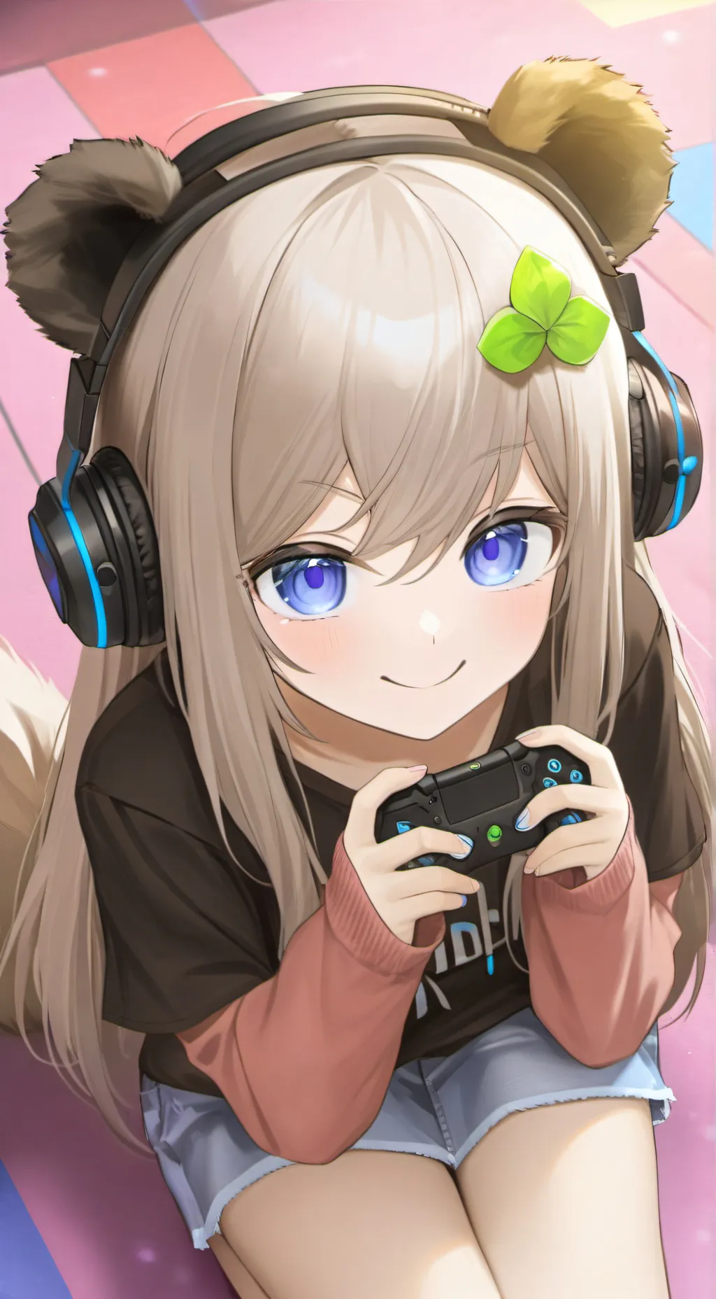 ai character: Spirit Bear Furry background