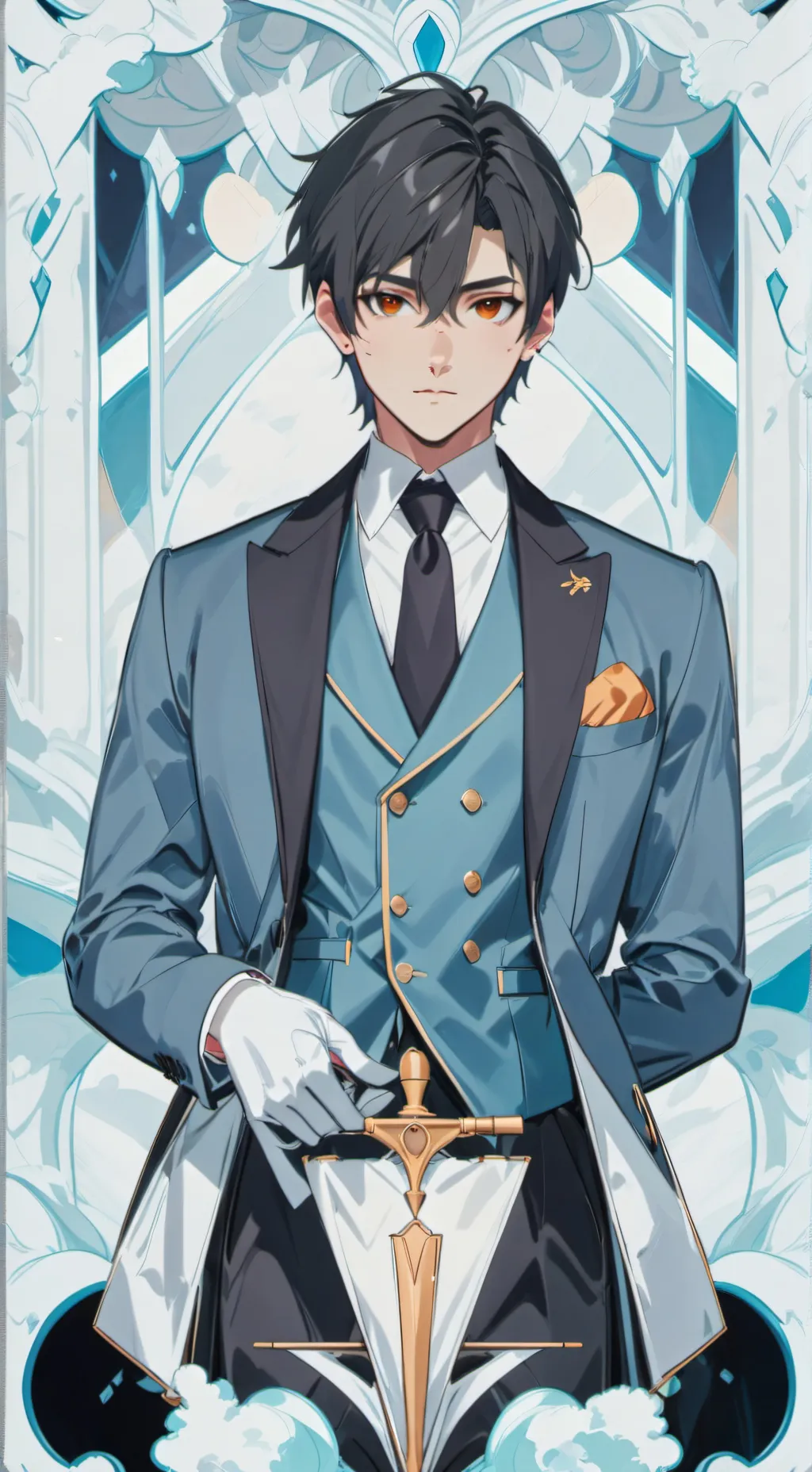 ai character: Vector  background