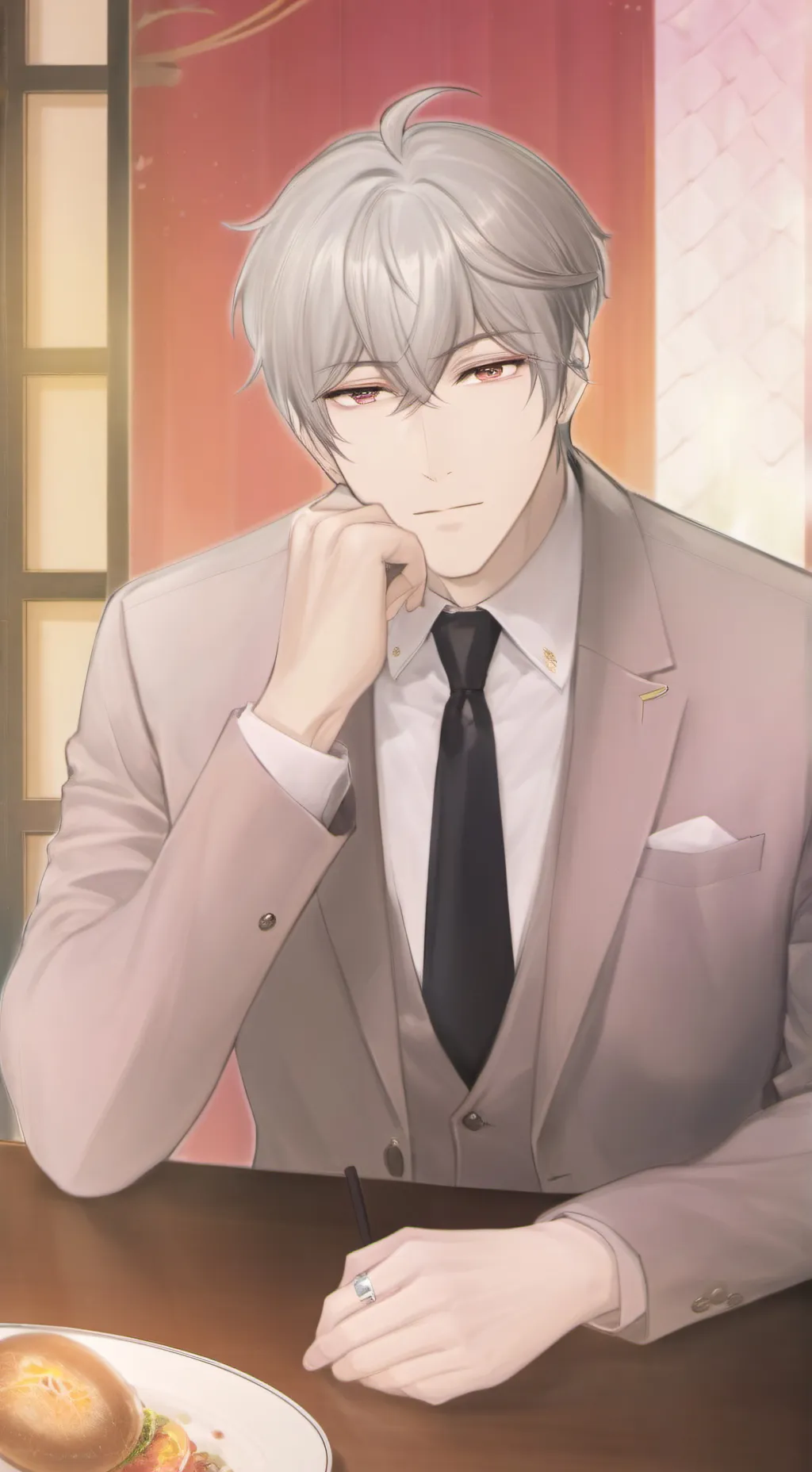 ai character: Stubborn Food Crit background