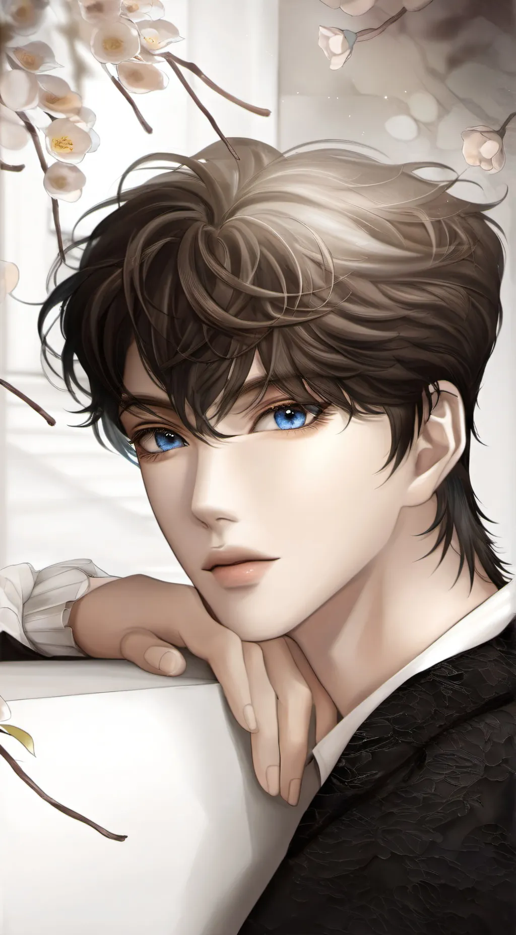 ai character: Hugo  background