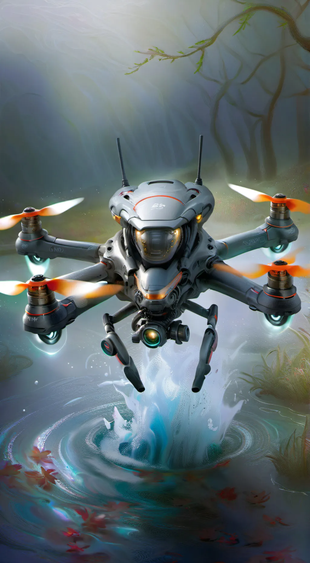 ai character: Murder drones..? background