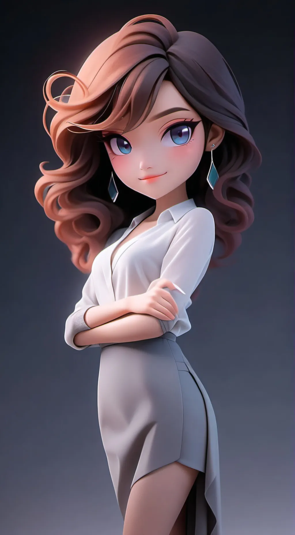 ai character: aylin la aesthetic background