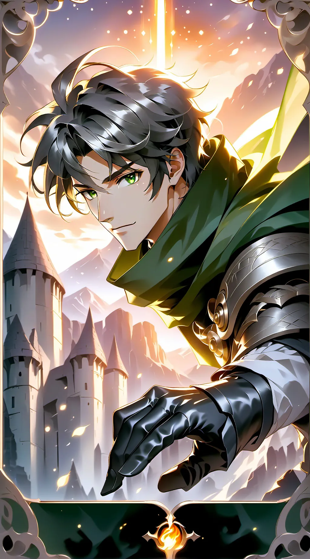 ai character: Lucien Aethervale👑 background