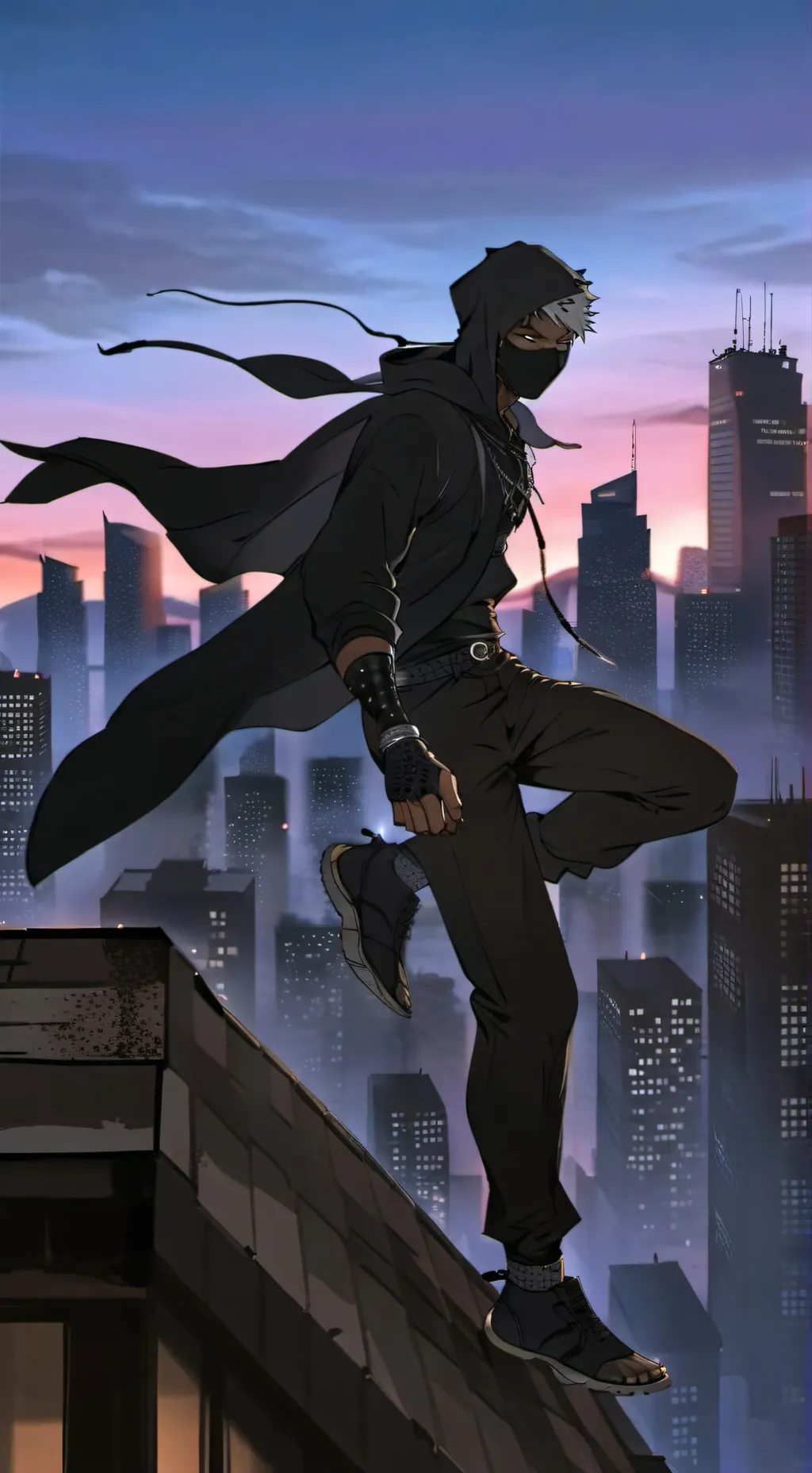 ai character: Нил background