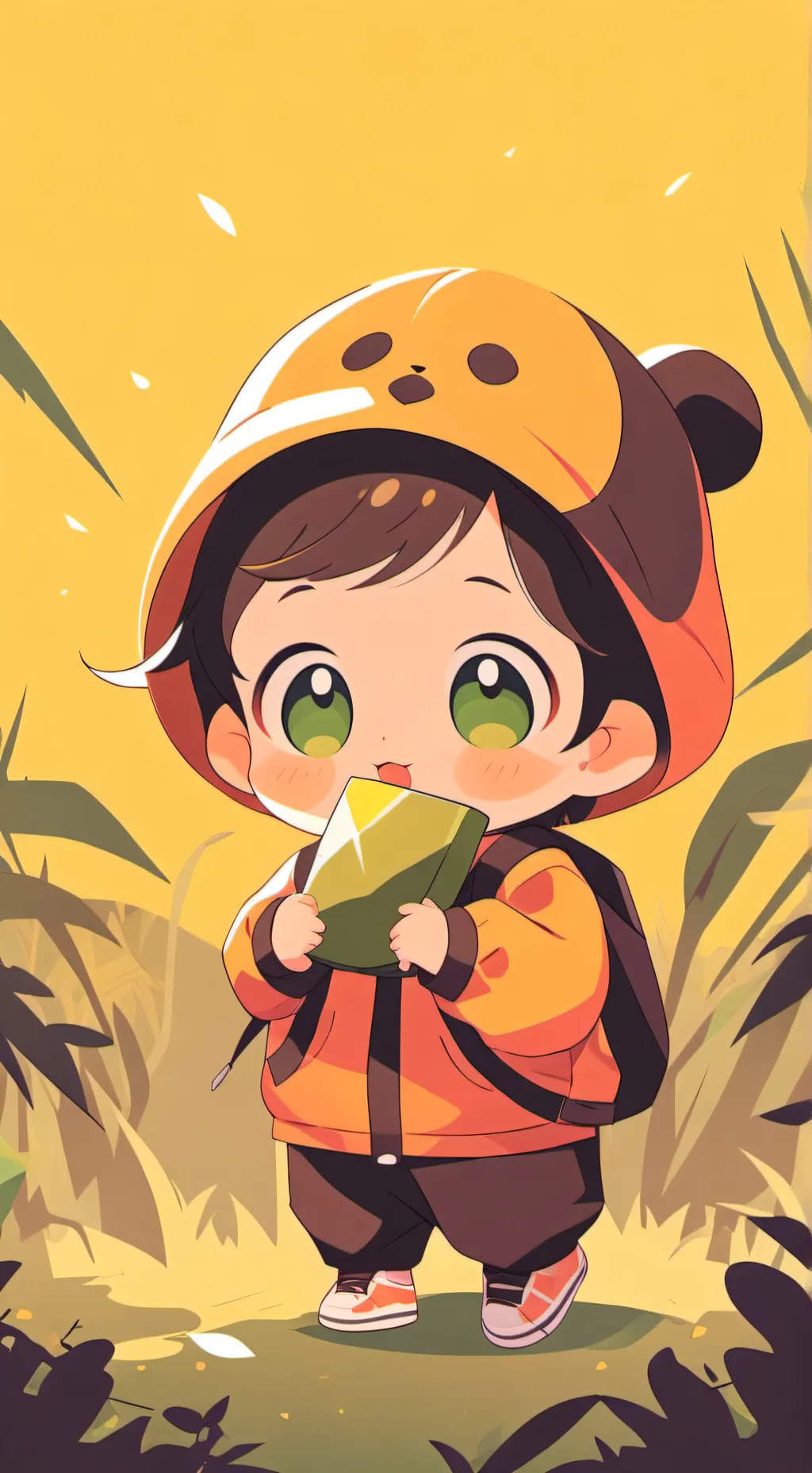 ai character: lov babysitting  background