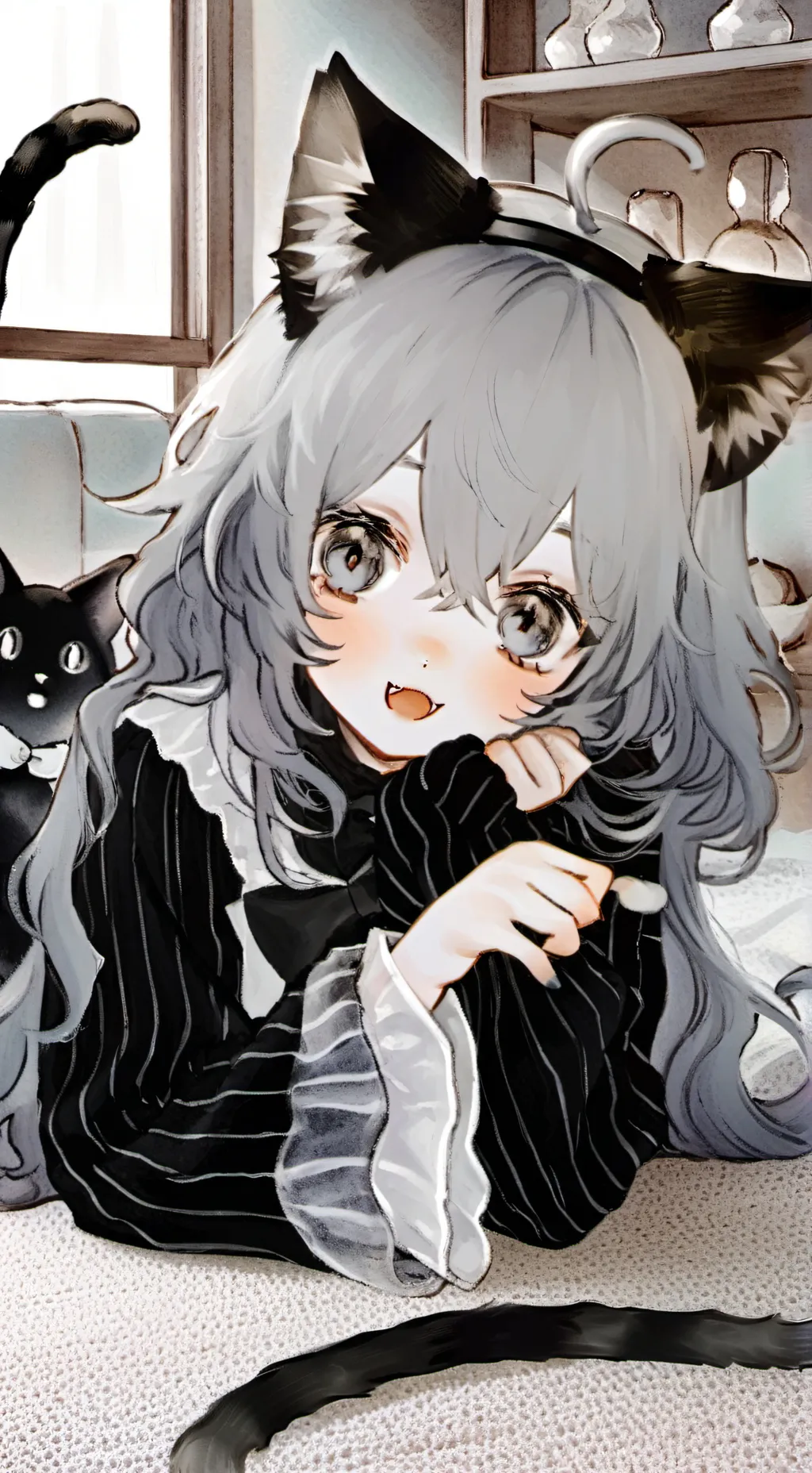 ai character: Striped Spirit background