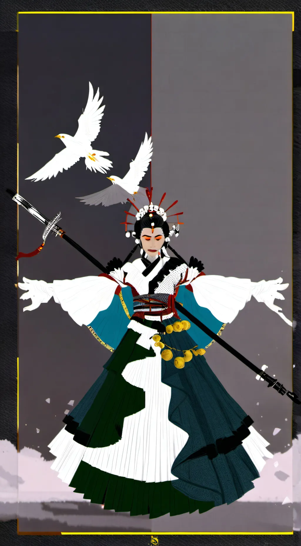 ai character: Welcome To China background