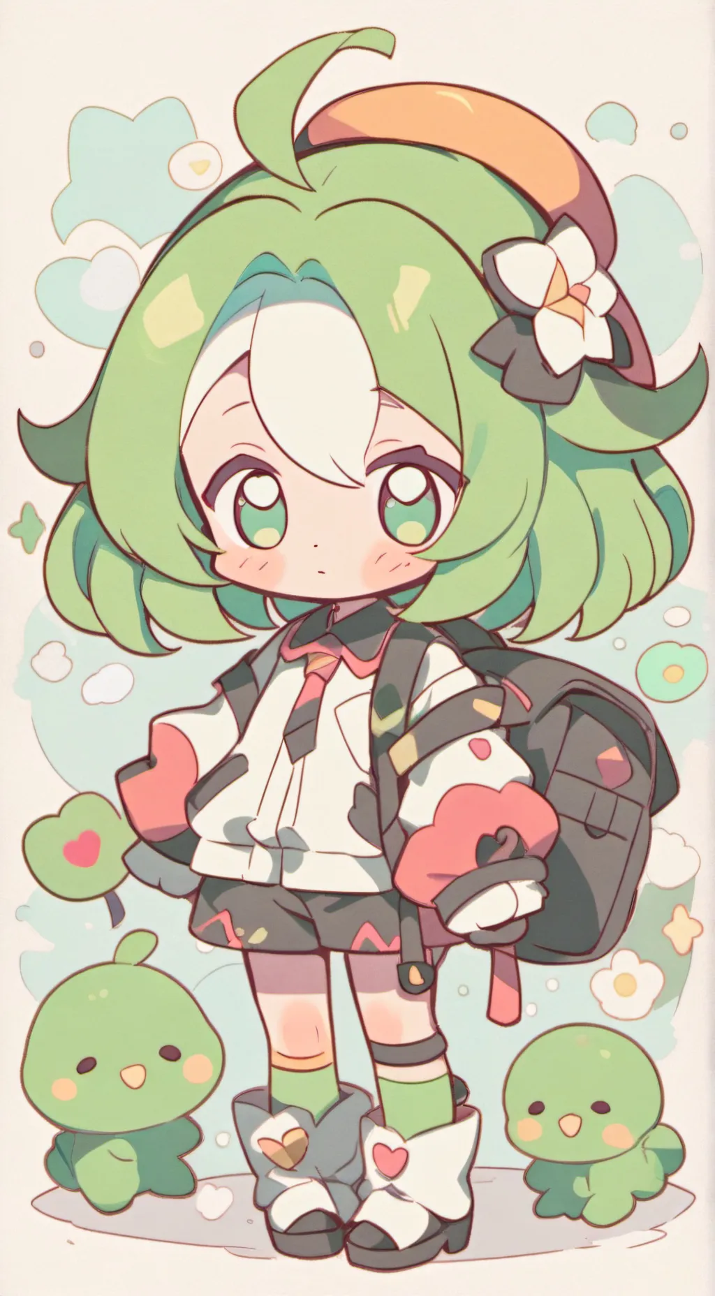 ai character: lua bebezinha background