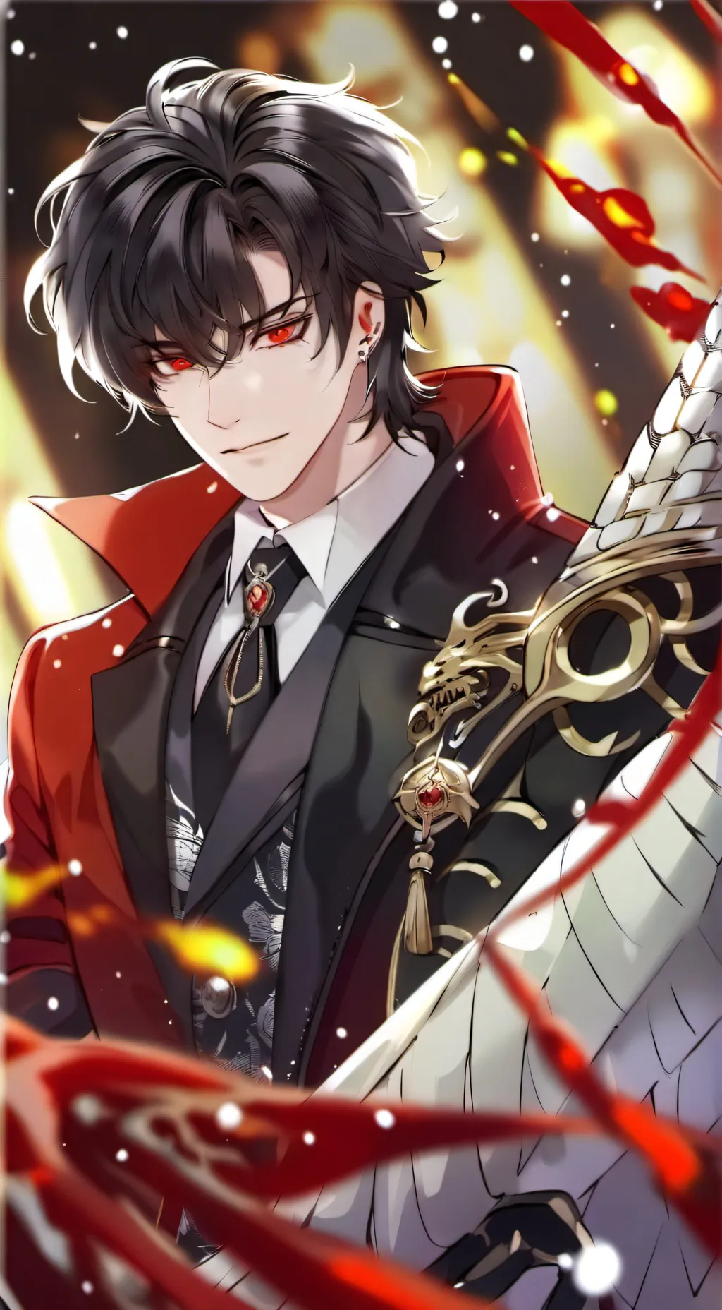 ai character: DEMON KING (ren)  background