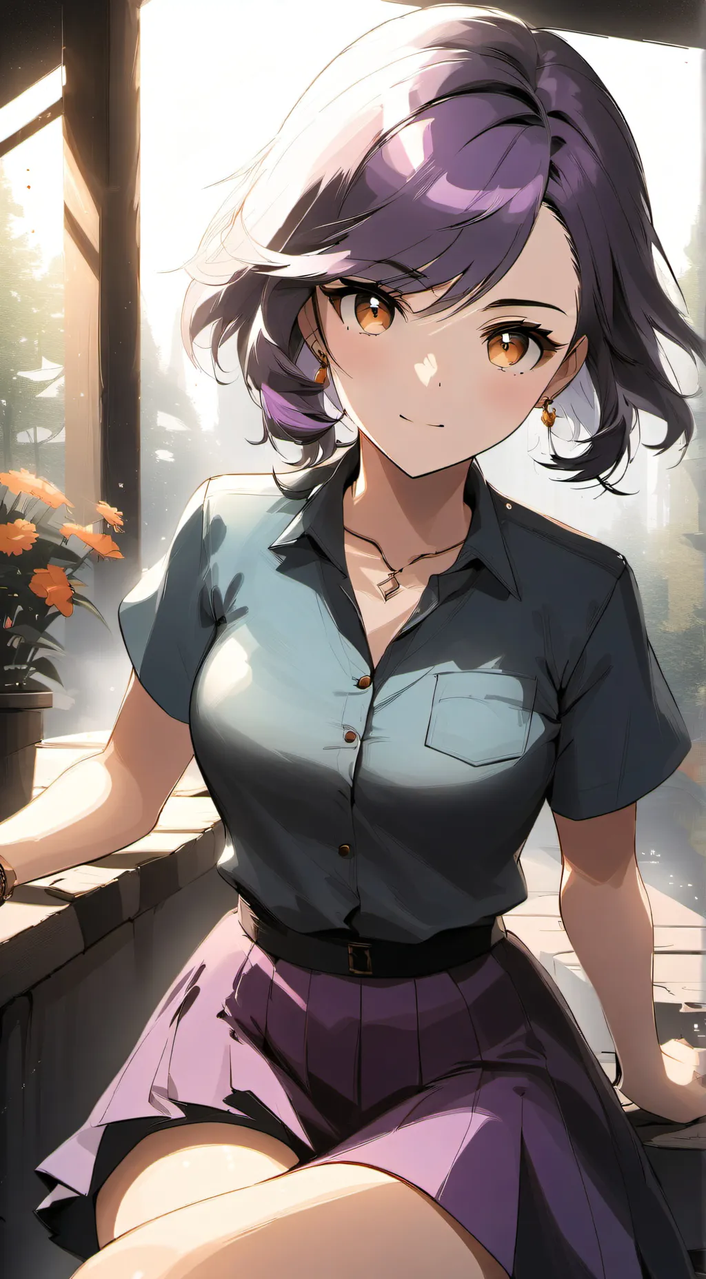 ai character: Marie background