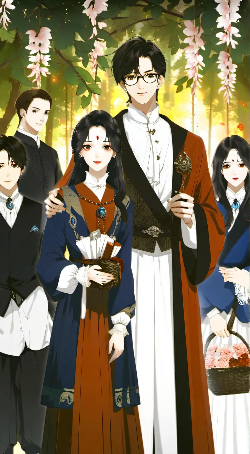 ai character: minho y seojun background