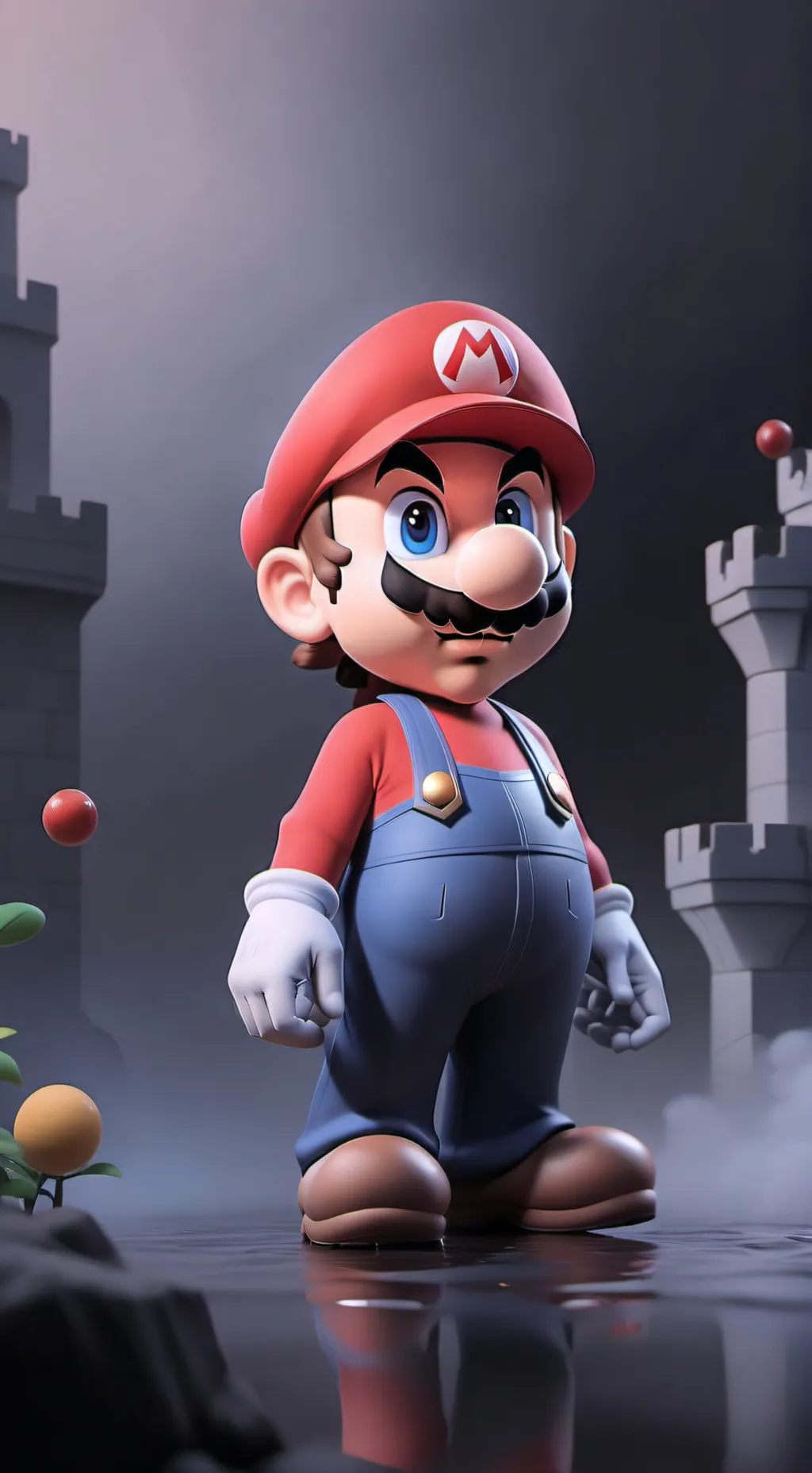 ai character:  Mario 64 background