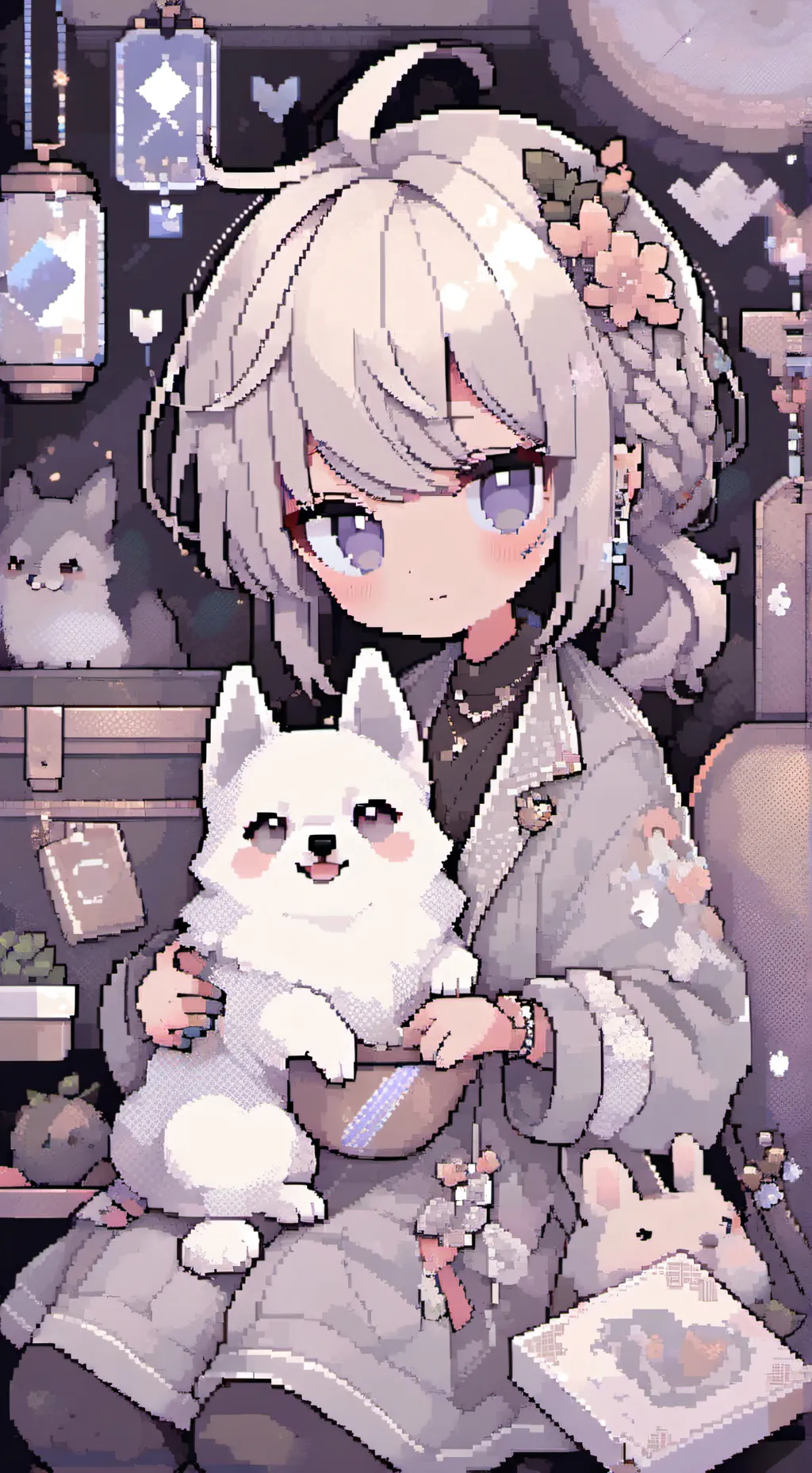 ai character: quswo background