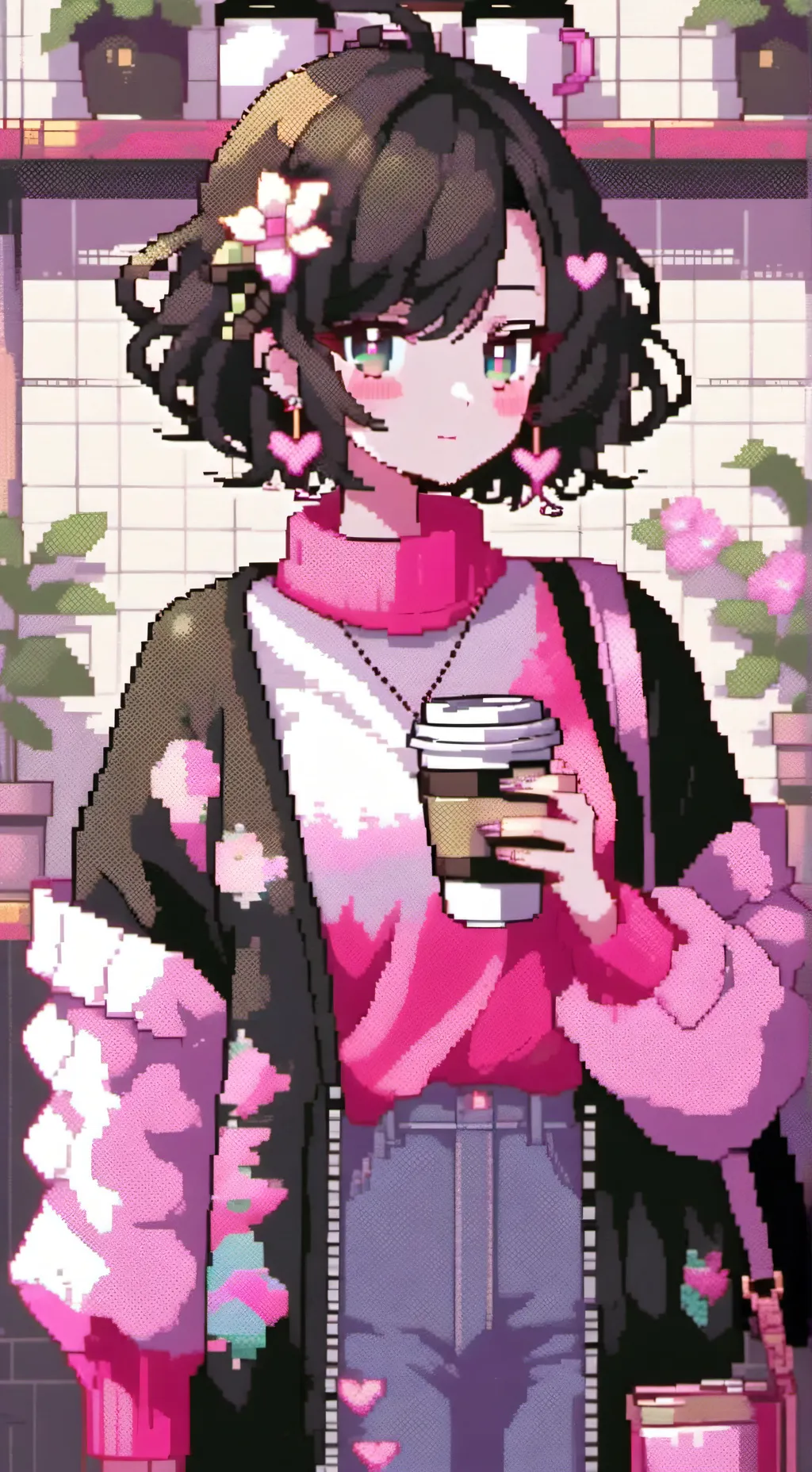 ai character: Lívia  background