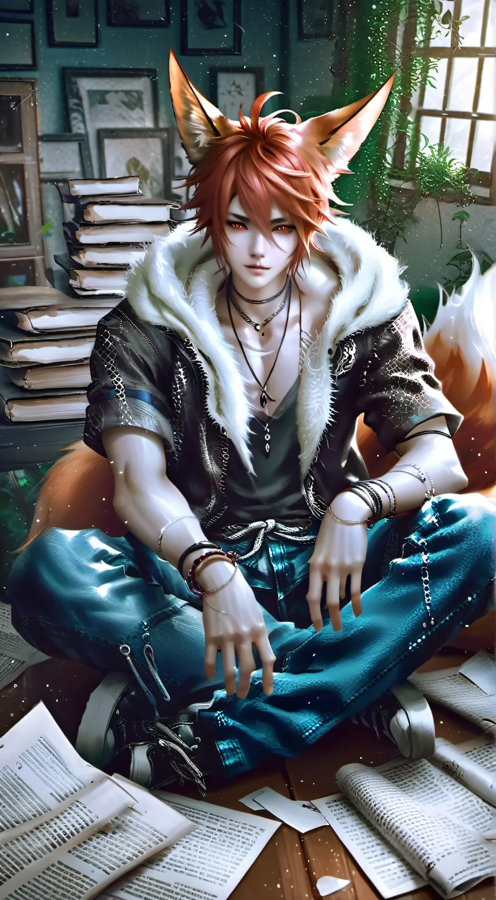 ai character: Blanco Digging Spirit background