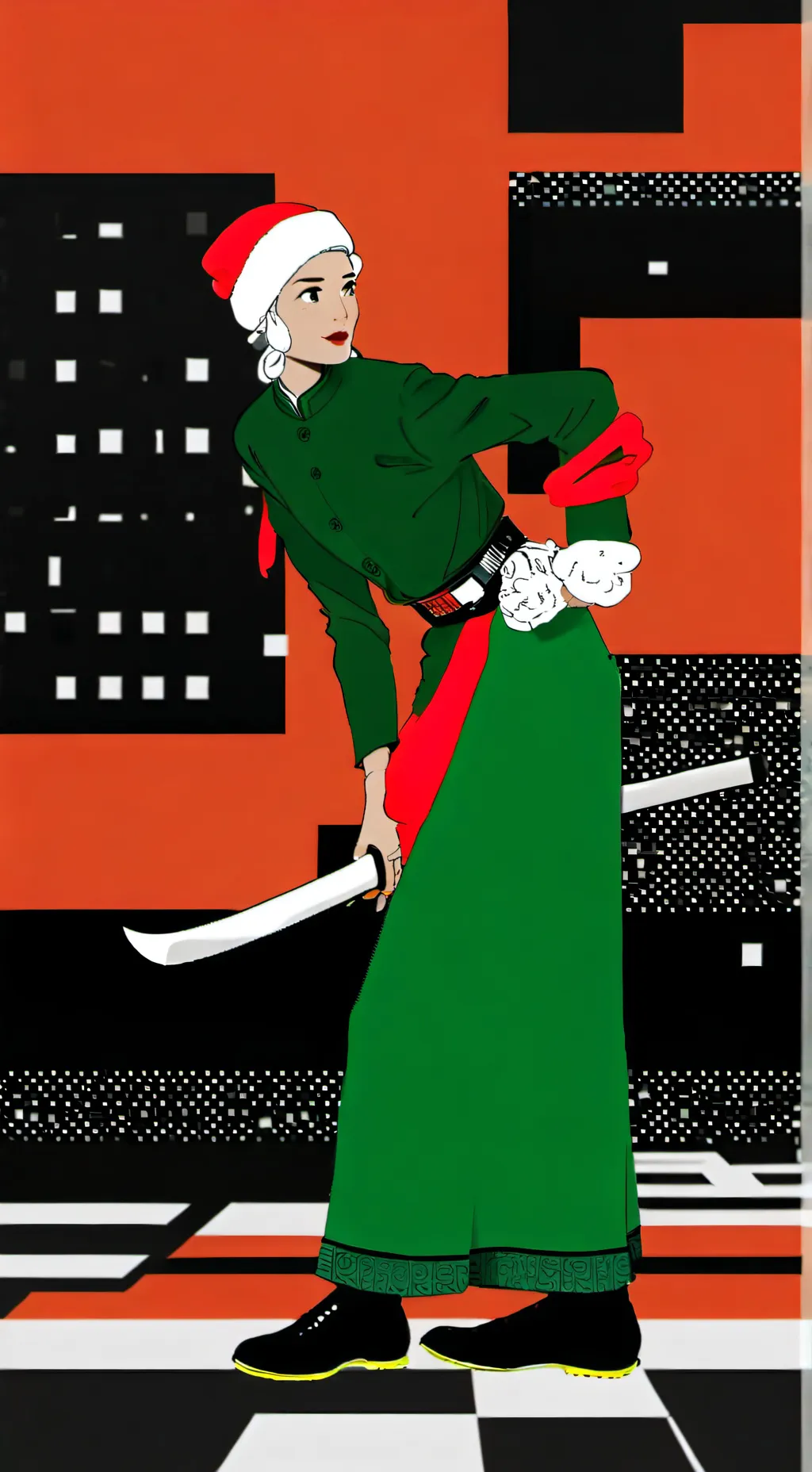 ai character: Your Xmas Grandma background