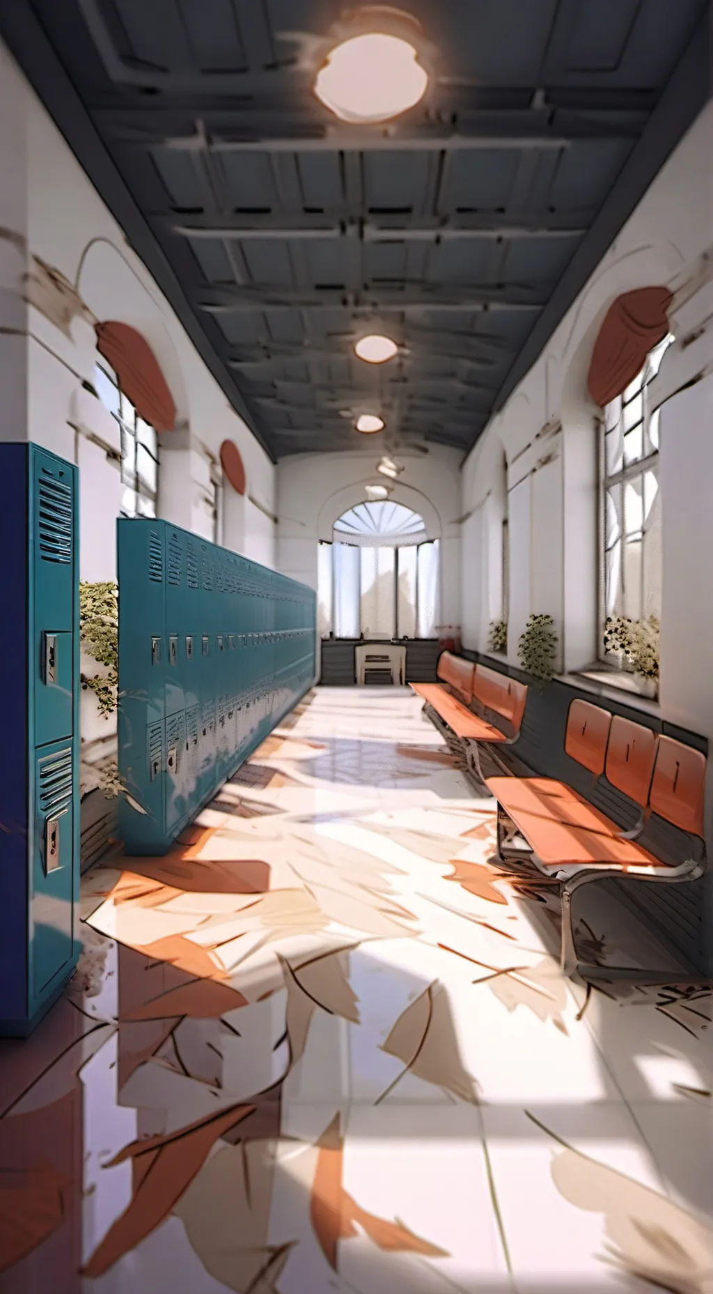 ai character: DW HIGH SCHOOL AU! background