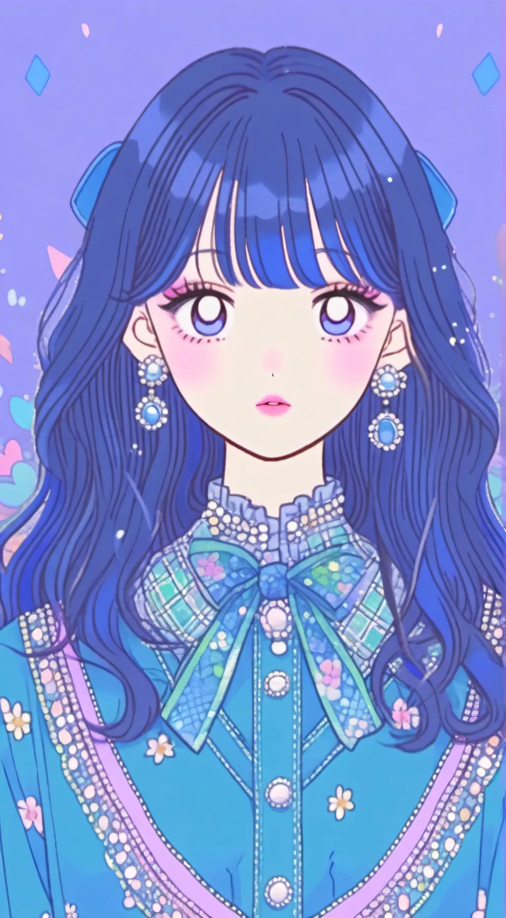 ai character: Moon background