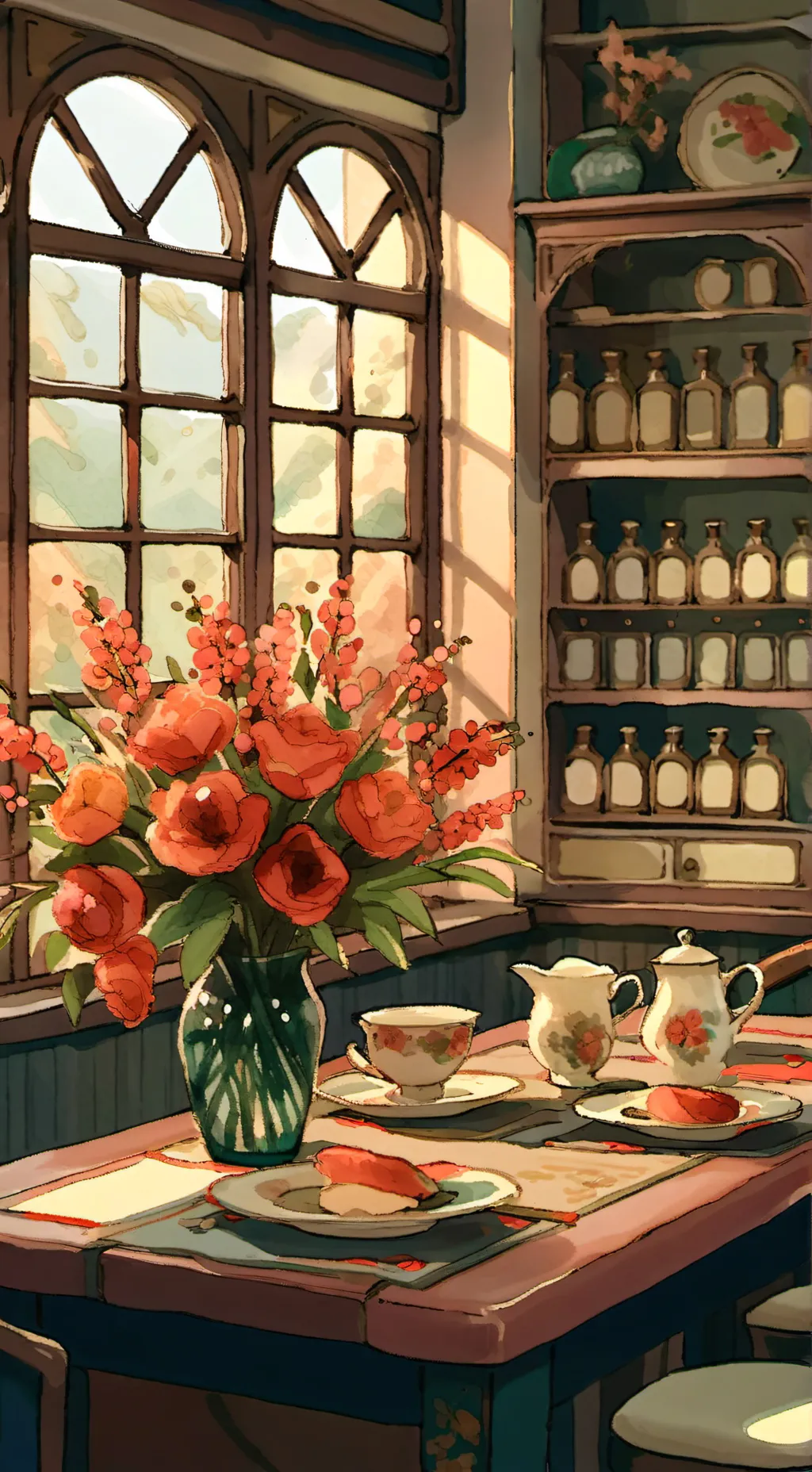 ai character: sprout & cosmo background