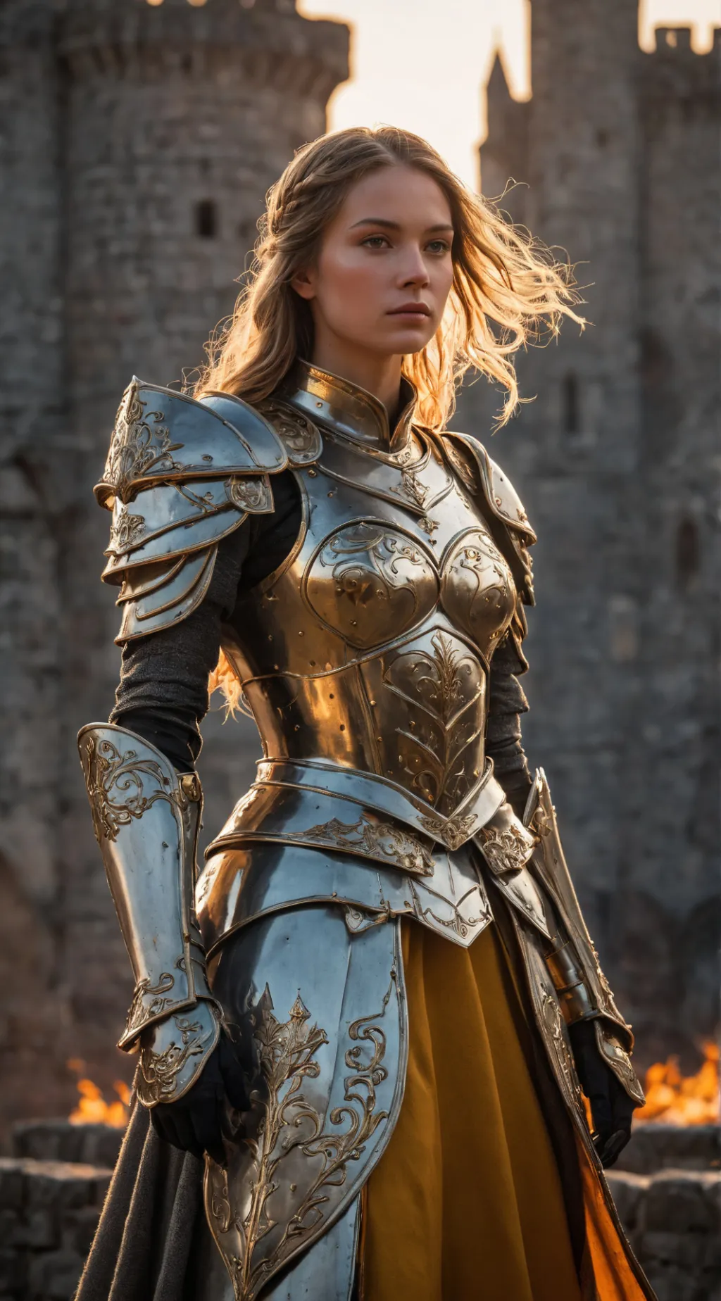 ai character: Lisa princess  background